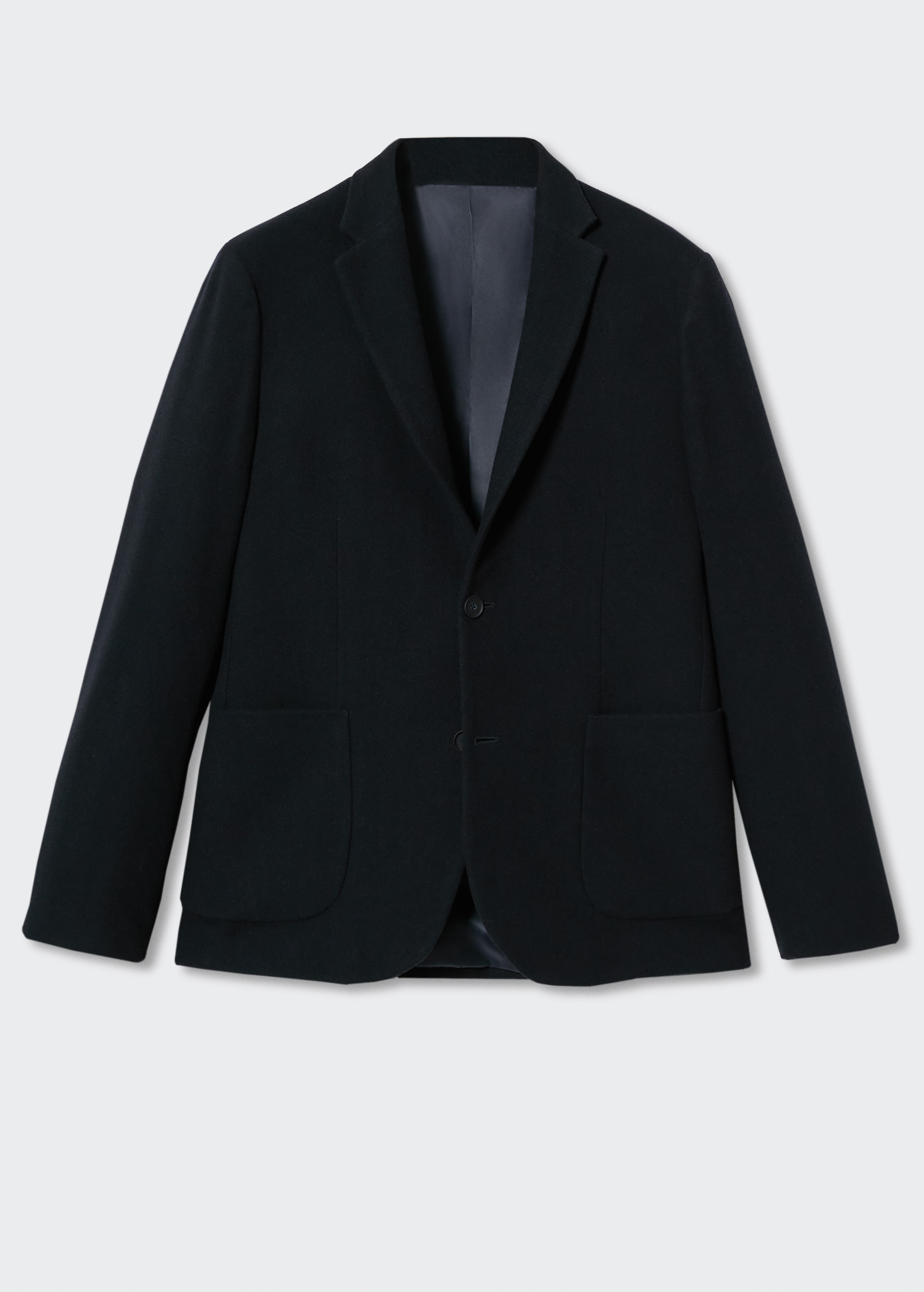 Slim-fit wool-blend jacket - Article without model
