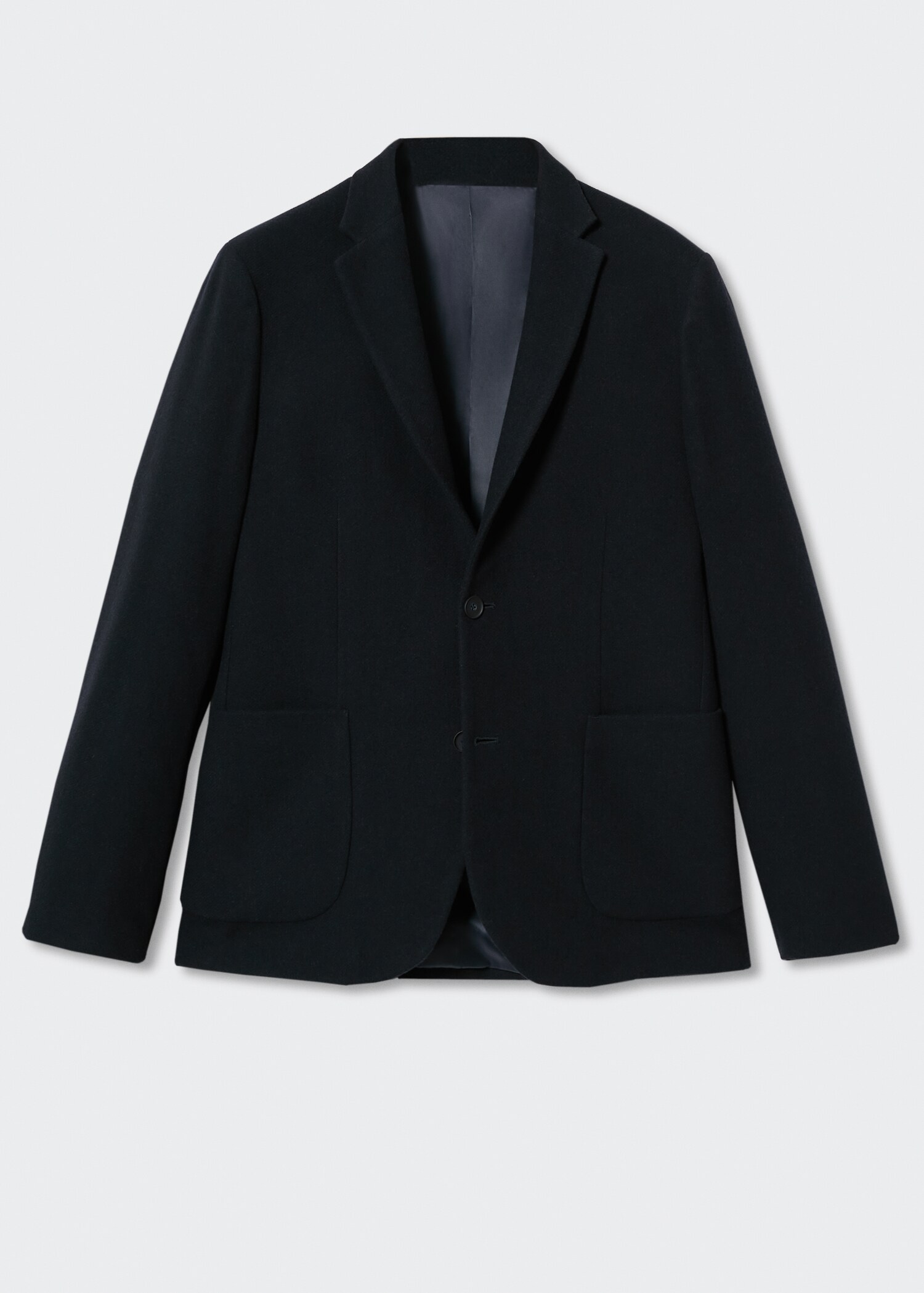 Slim-fit wool-blend jacket - Article without model