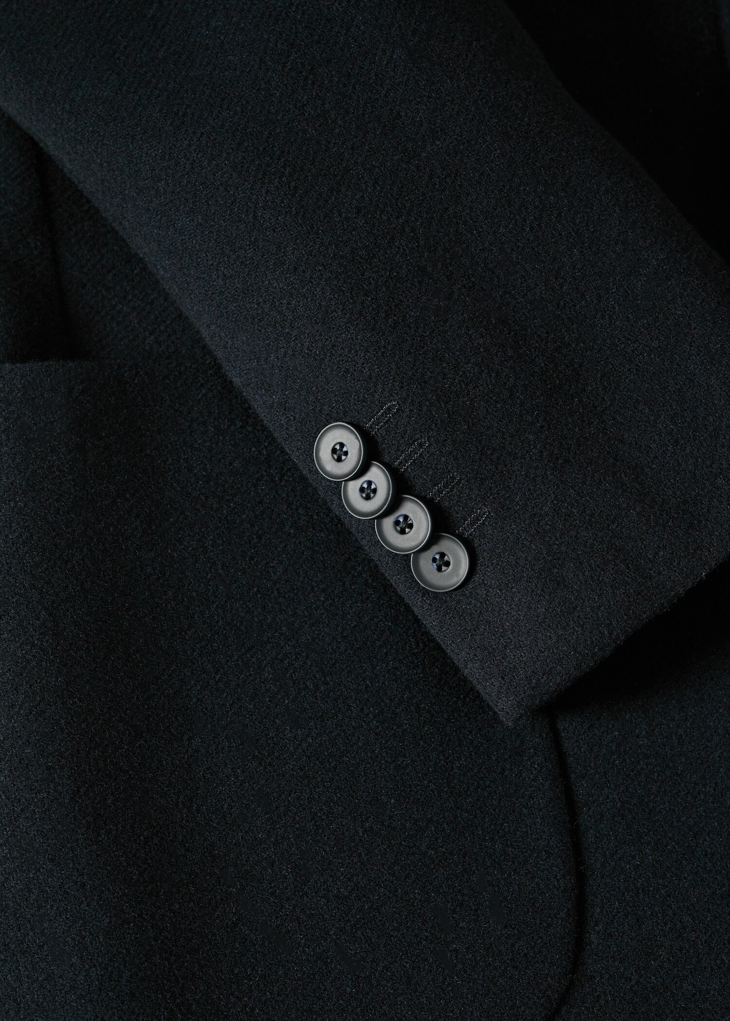 Slim-fit wool-blend jacket - Details of the article 8