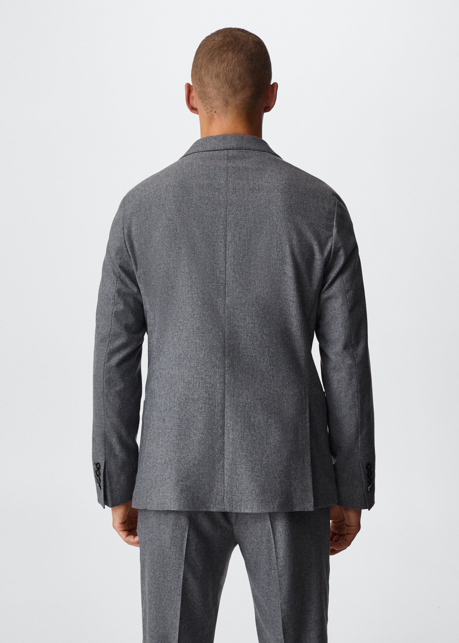 Wool suit jacket - Reverse of the article