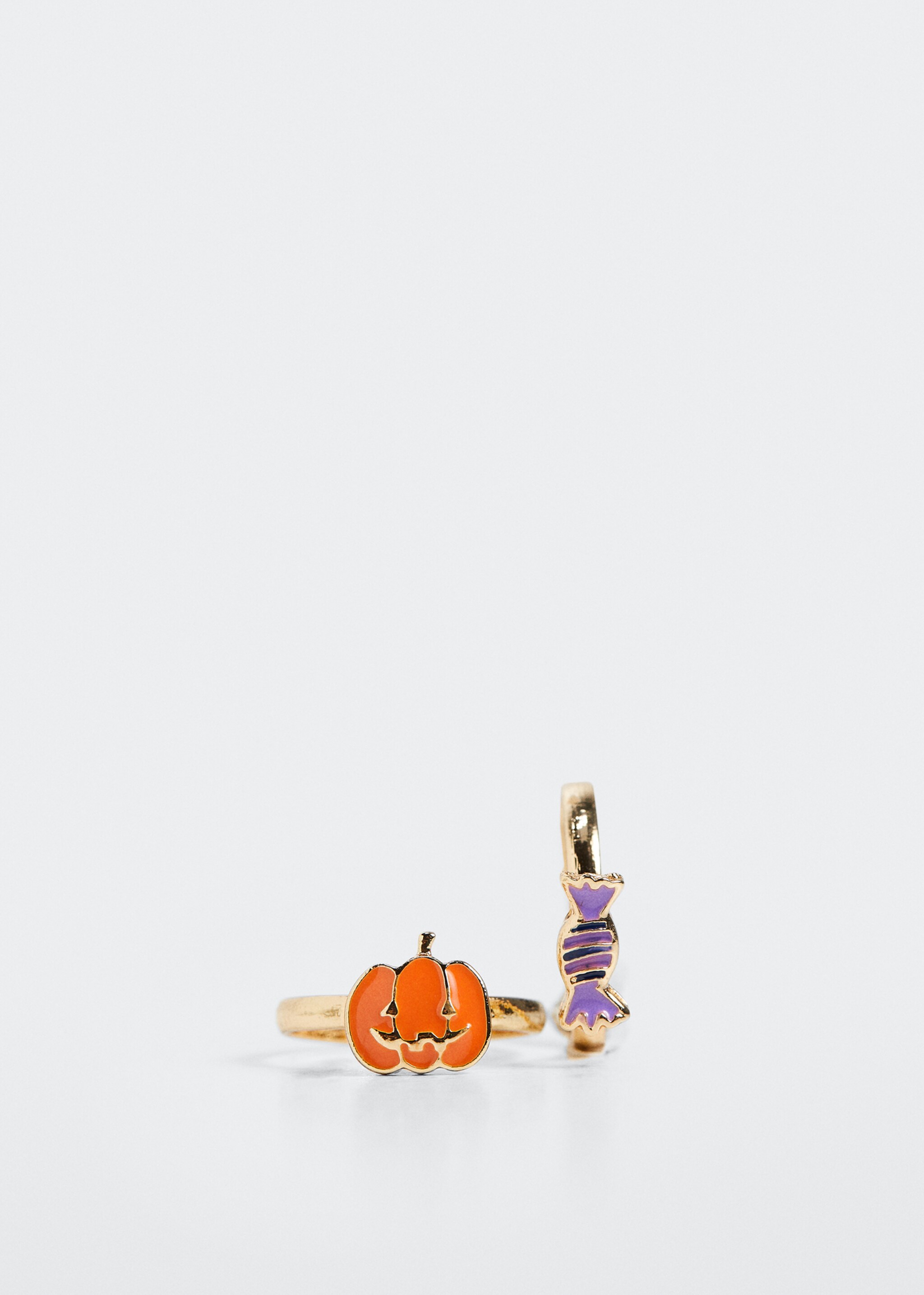 Pack of 2 Halloween rings - Medium plane