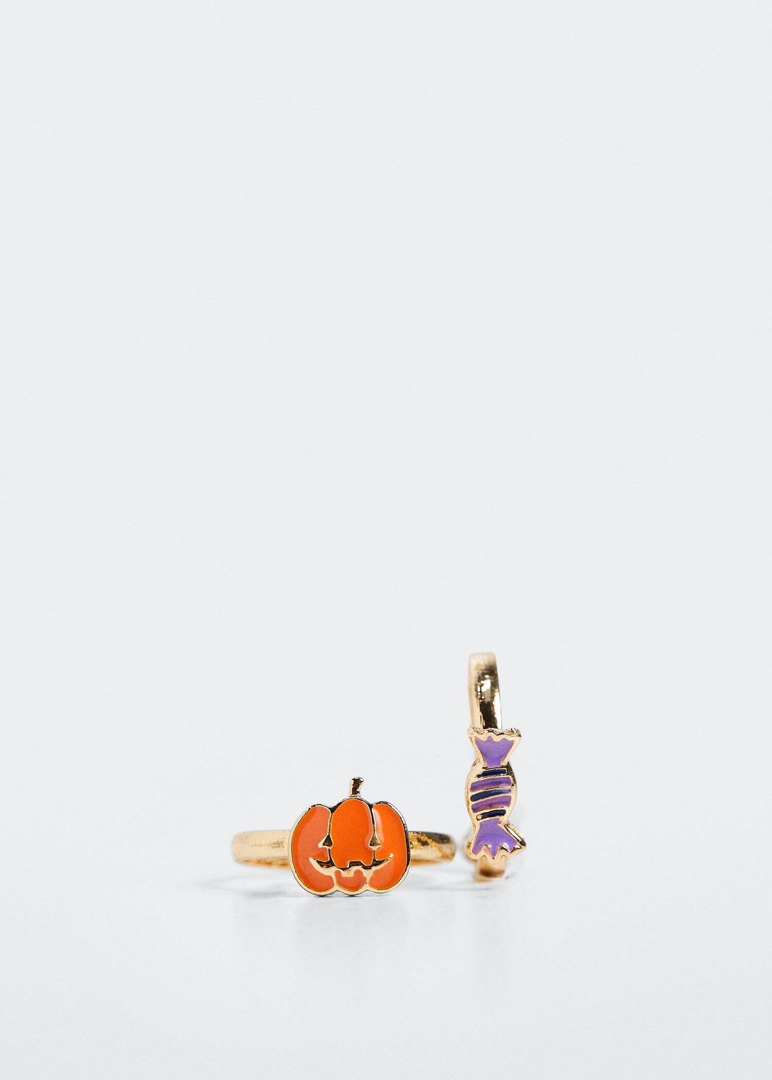 Pack of 2 Halloween rings - Medium plane