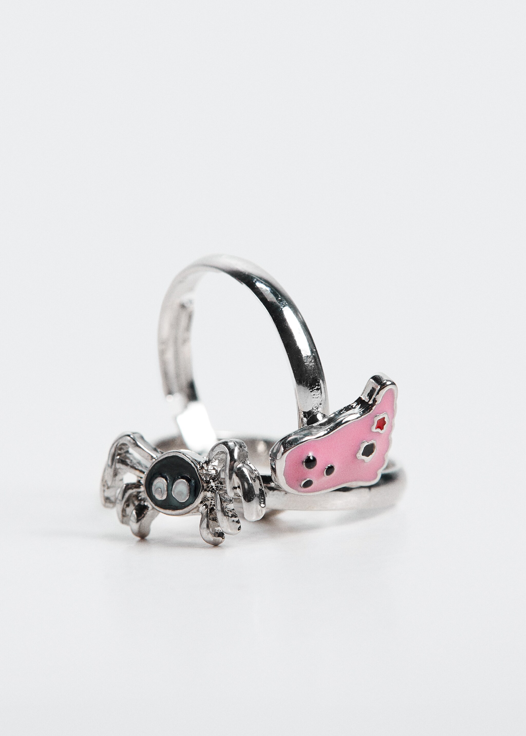 Pack of 2 Halloween rings - Medium plane