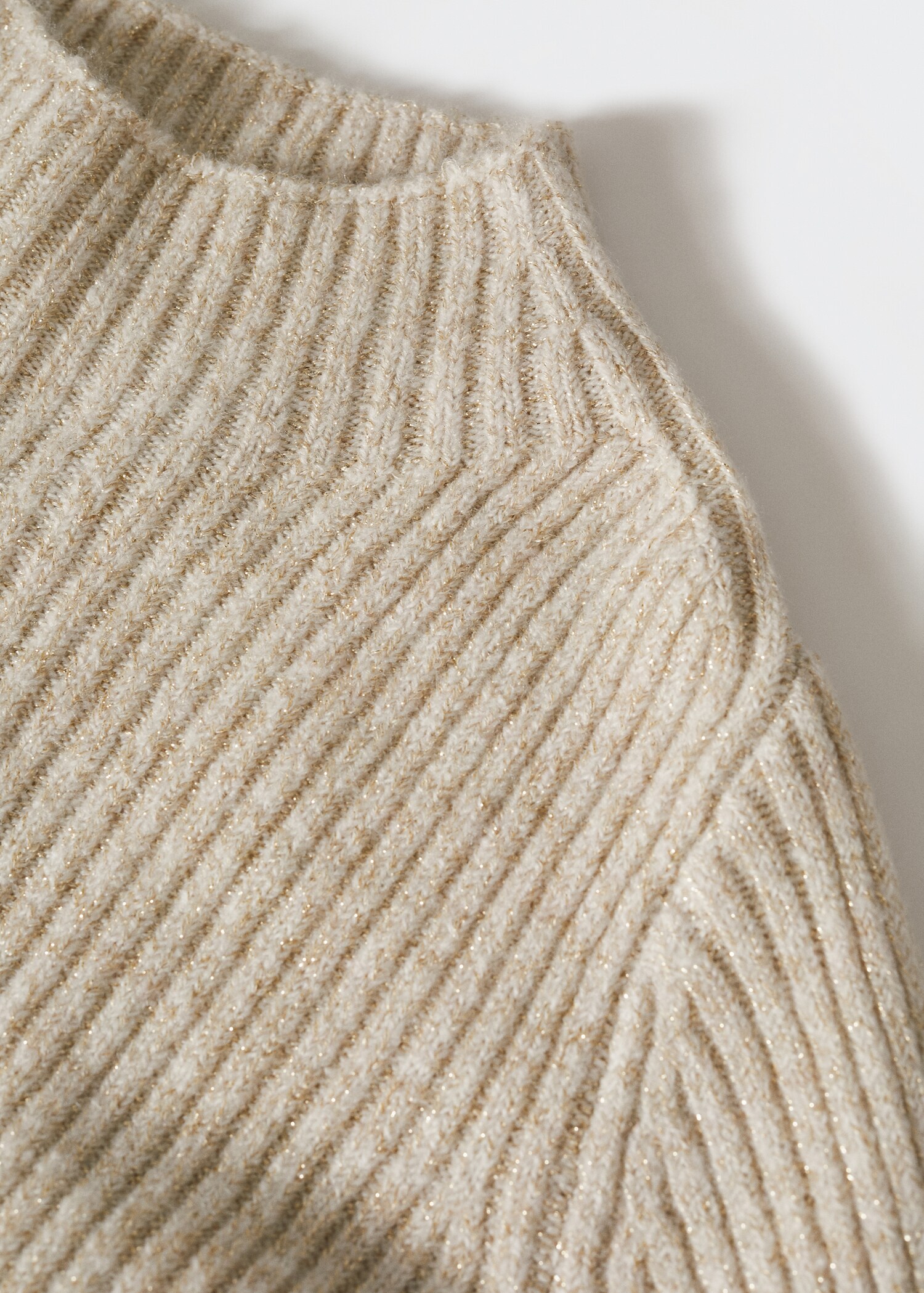 Shiny ribbed sweater - Details of the article 8