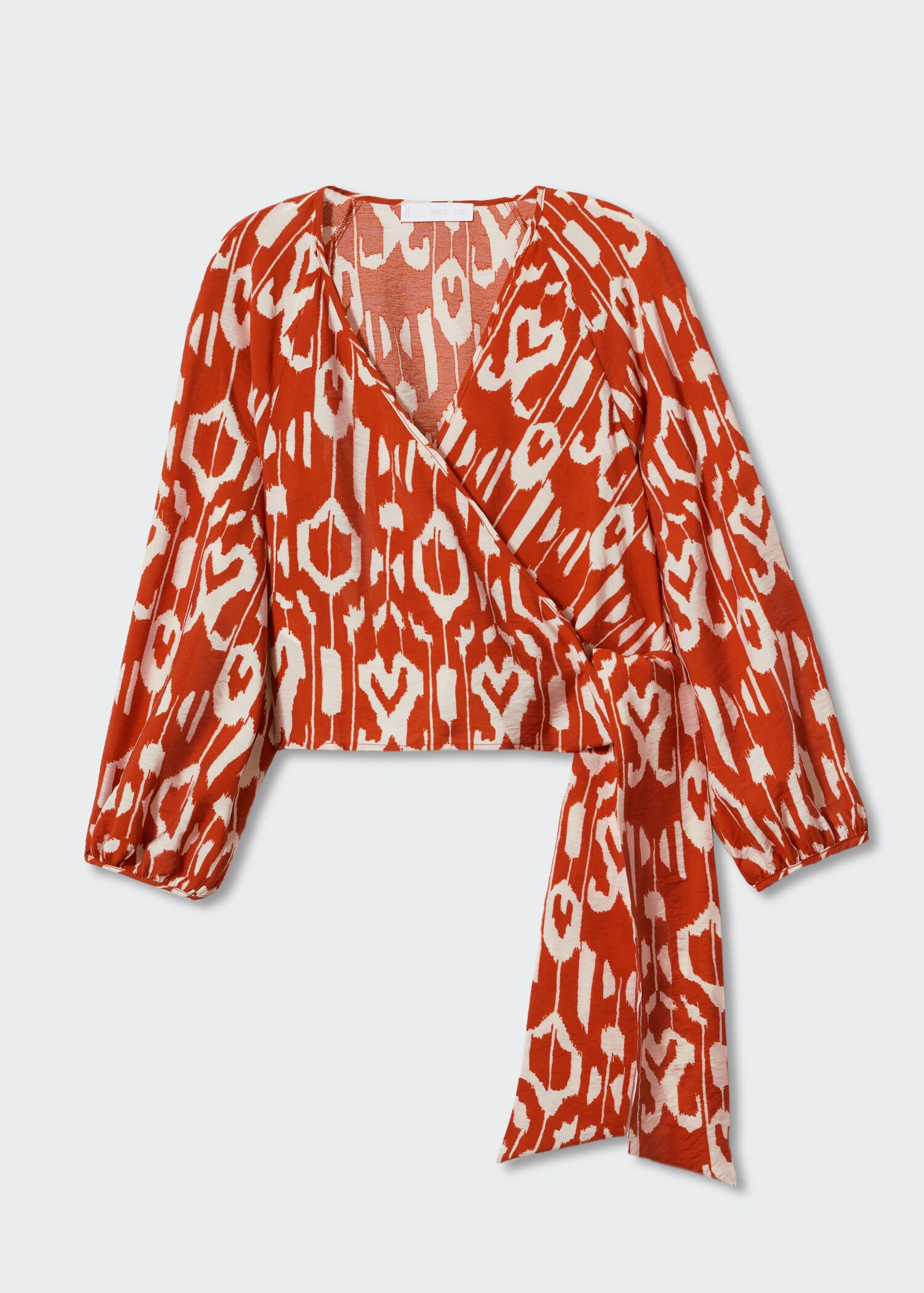 Bow printed blouse - Article without model