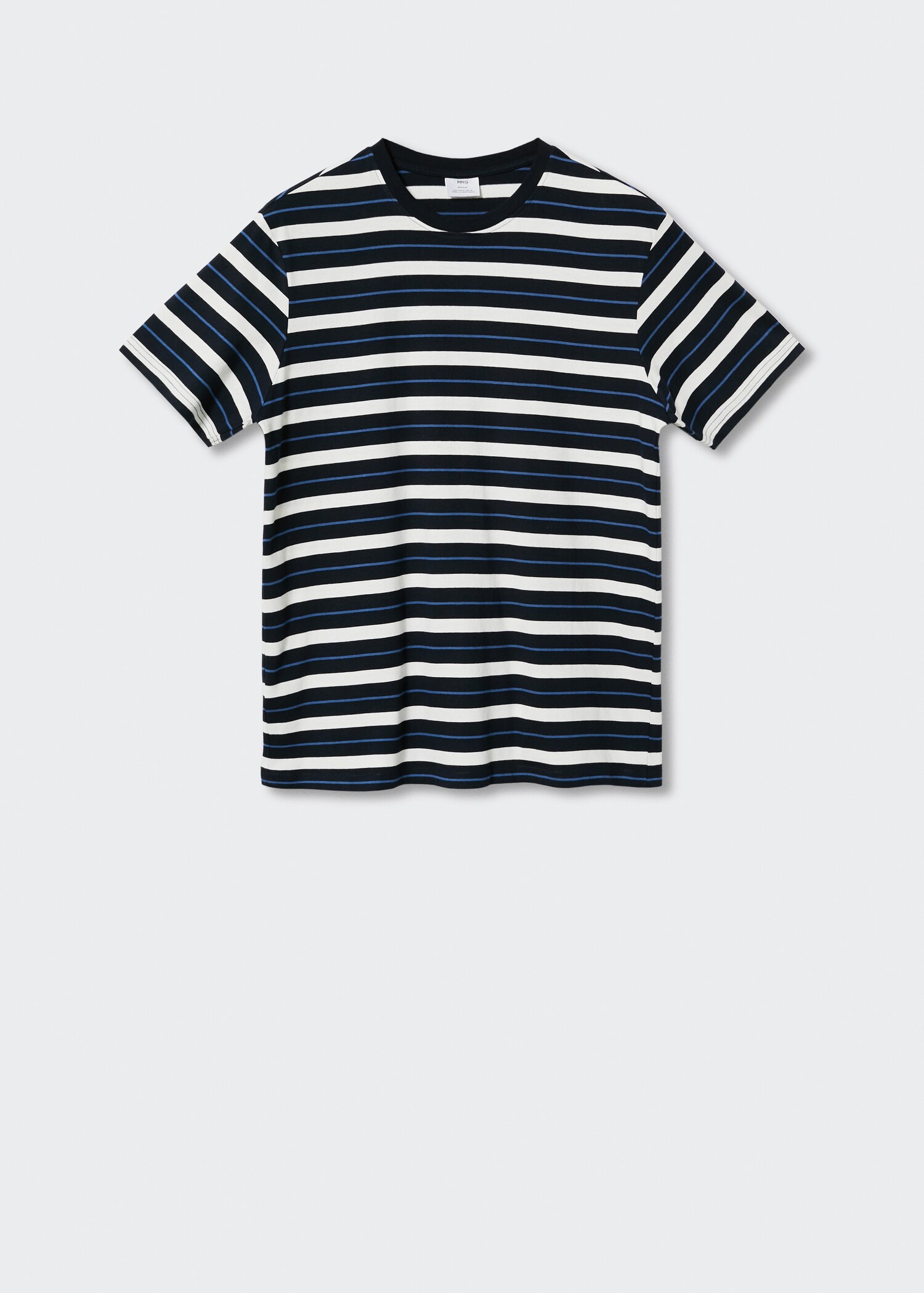 Striped cotton T-shirt - Article without model