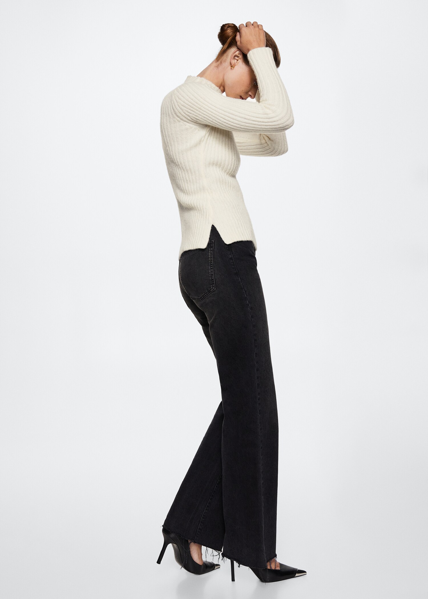 Perkins-neck rib-knit  sweater - Details of the article 6