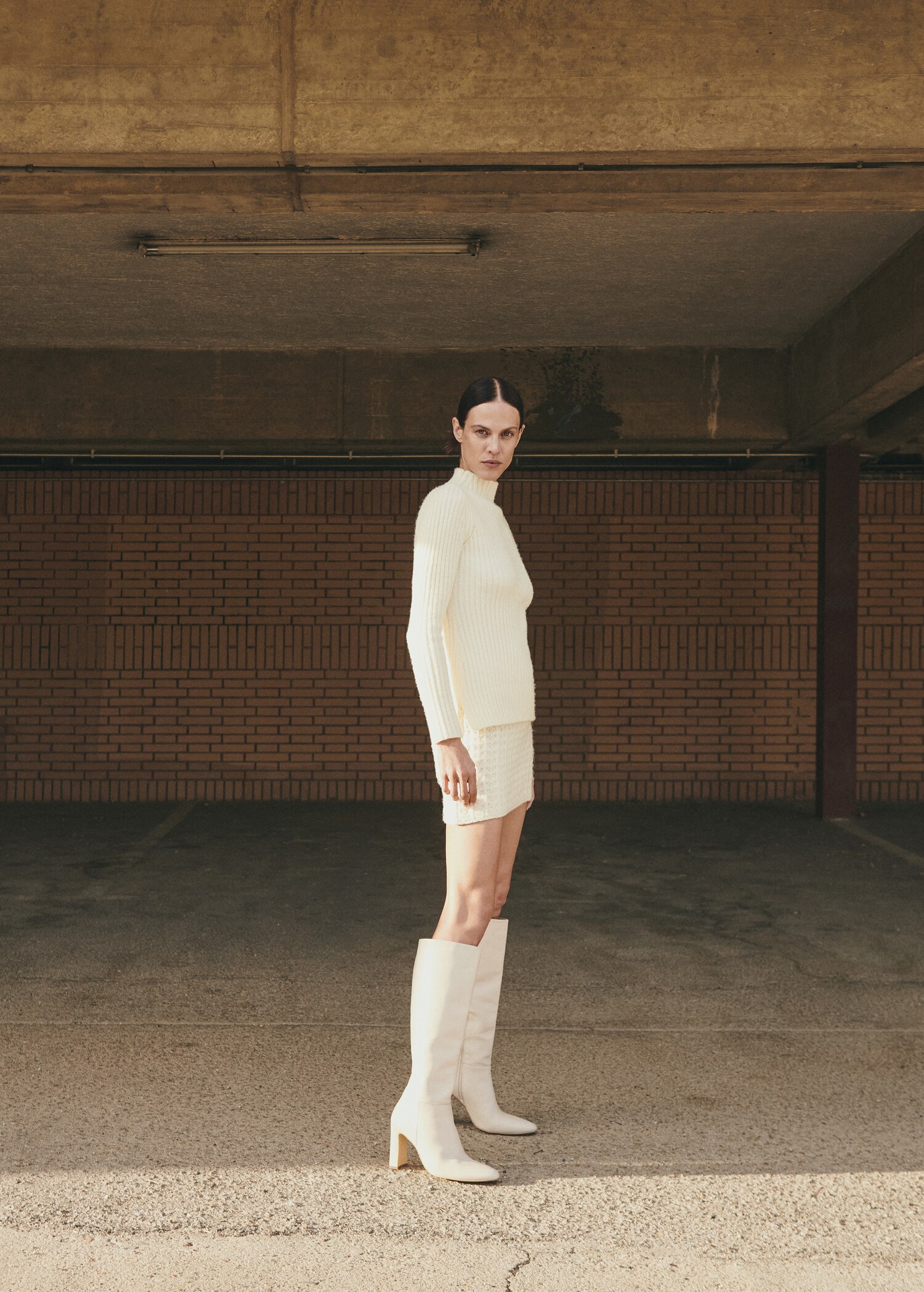 Perkins-neck rib-knit  sweater - Details of the article 7
