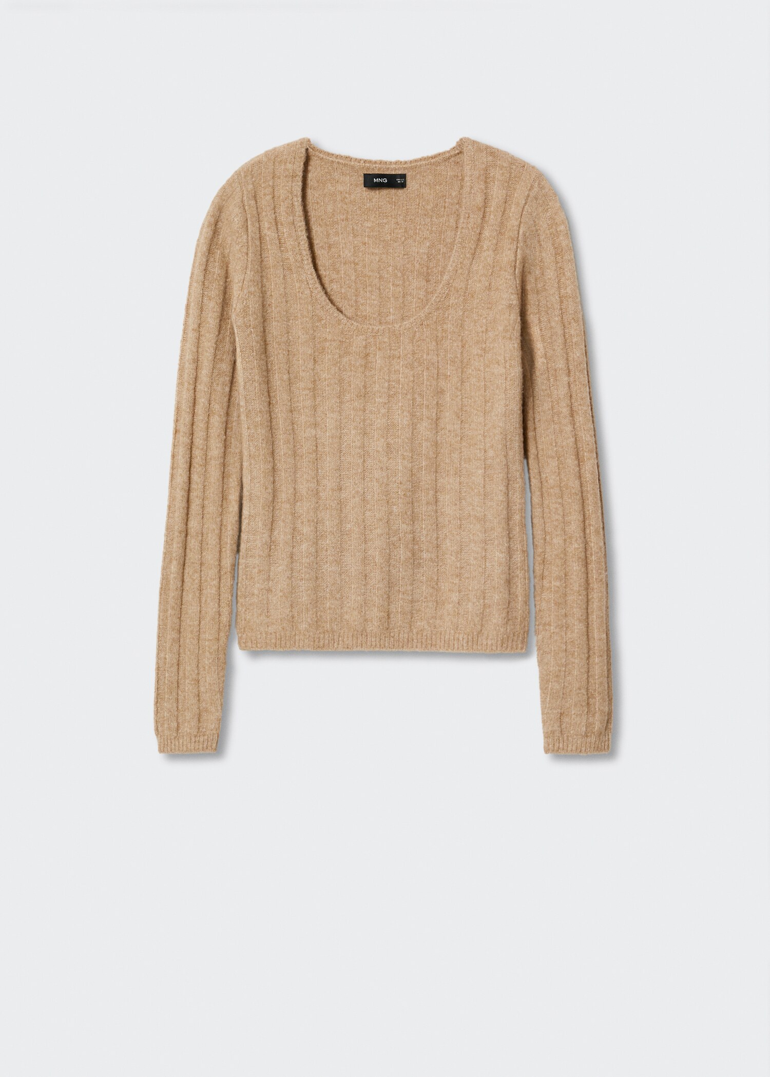 Textured knit sweater - Article without model