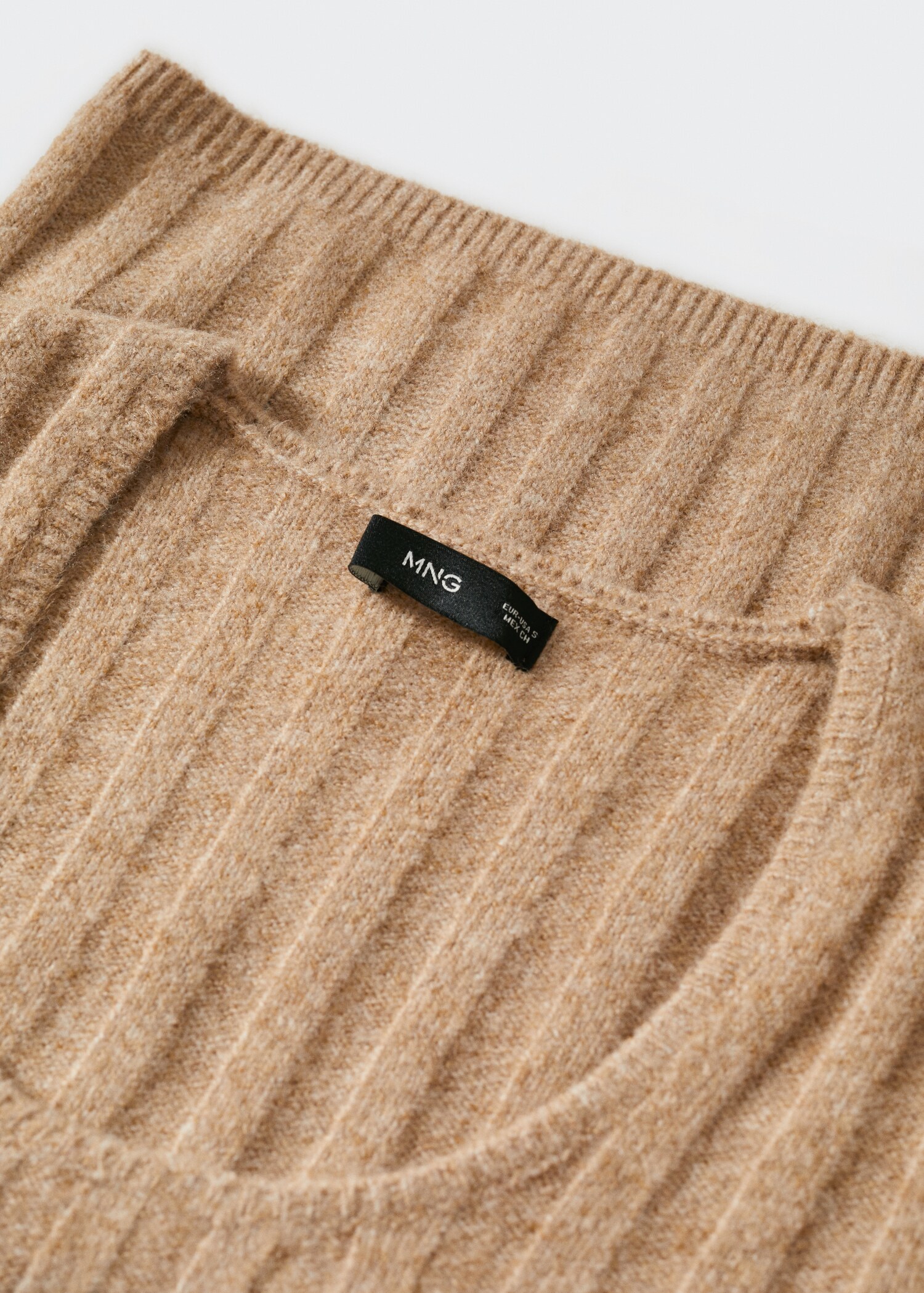 Textured knit sweater - Details of the article 8