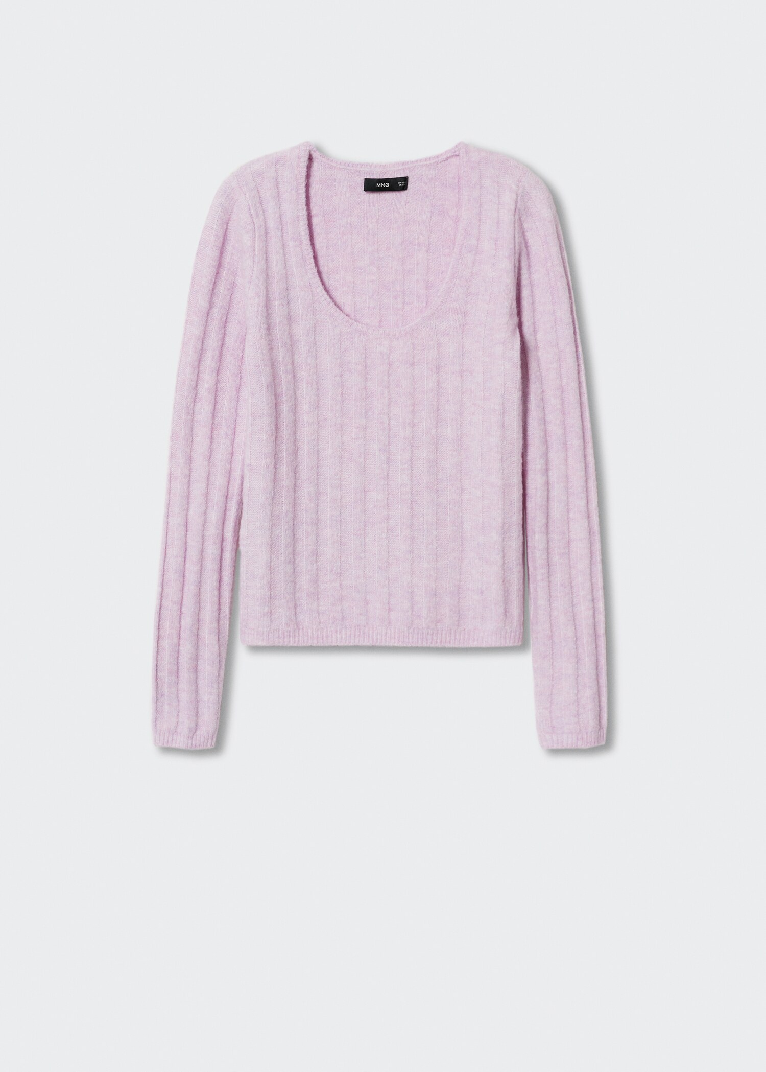 Textured knit sweater - Article without model