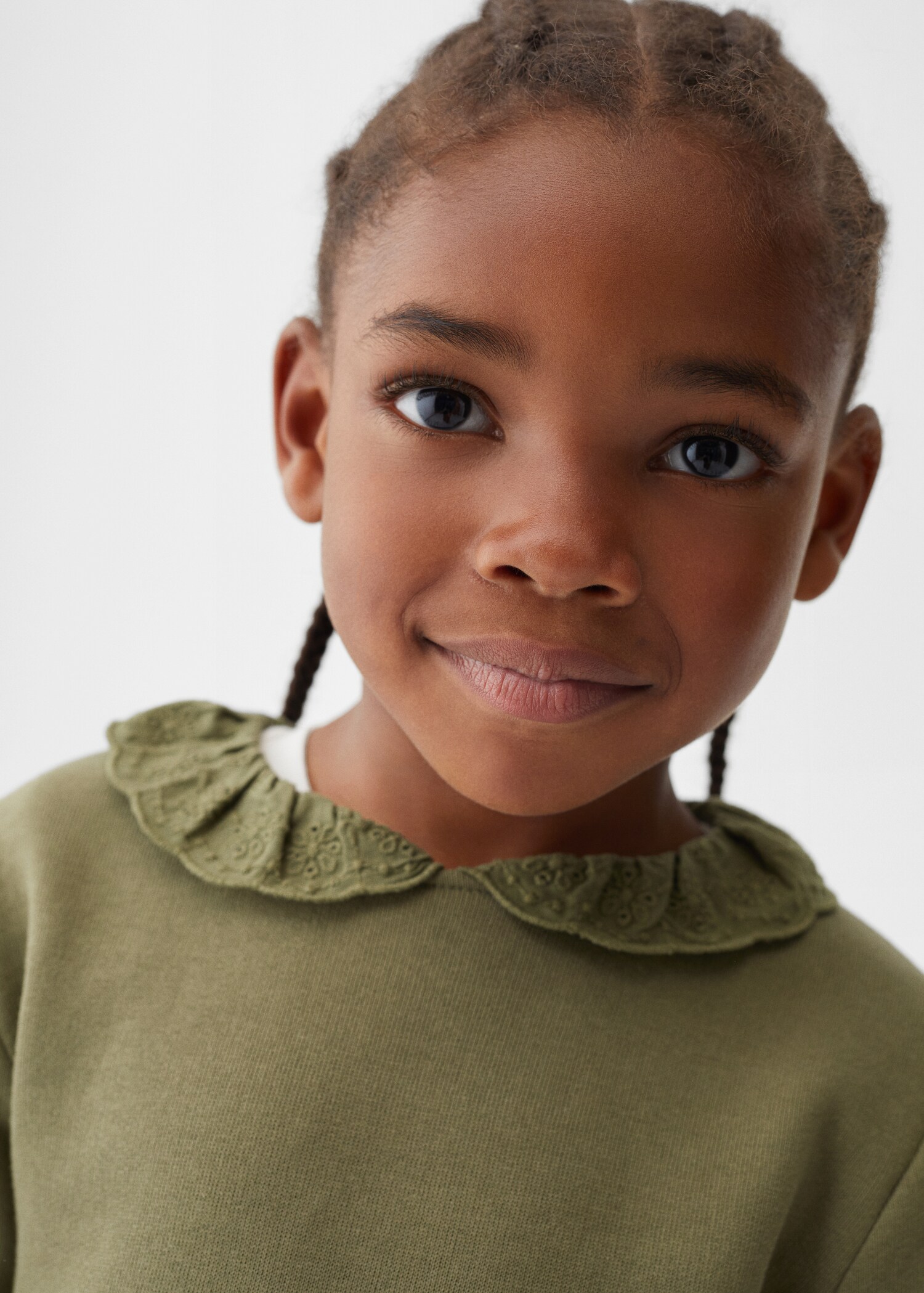 Sweatshirt mit Babydollkragen - Detail des Artikels 1
