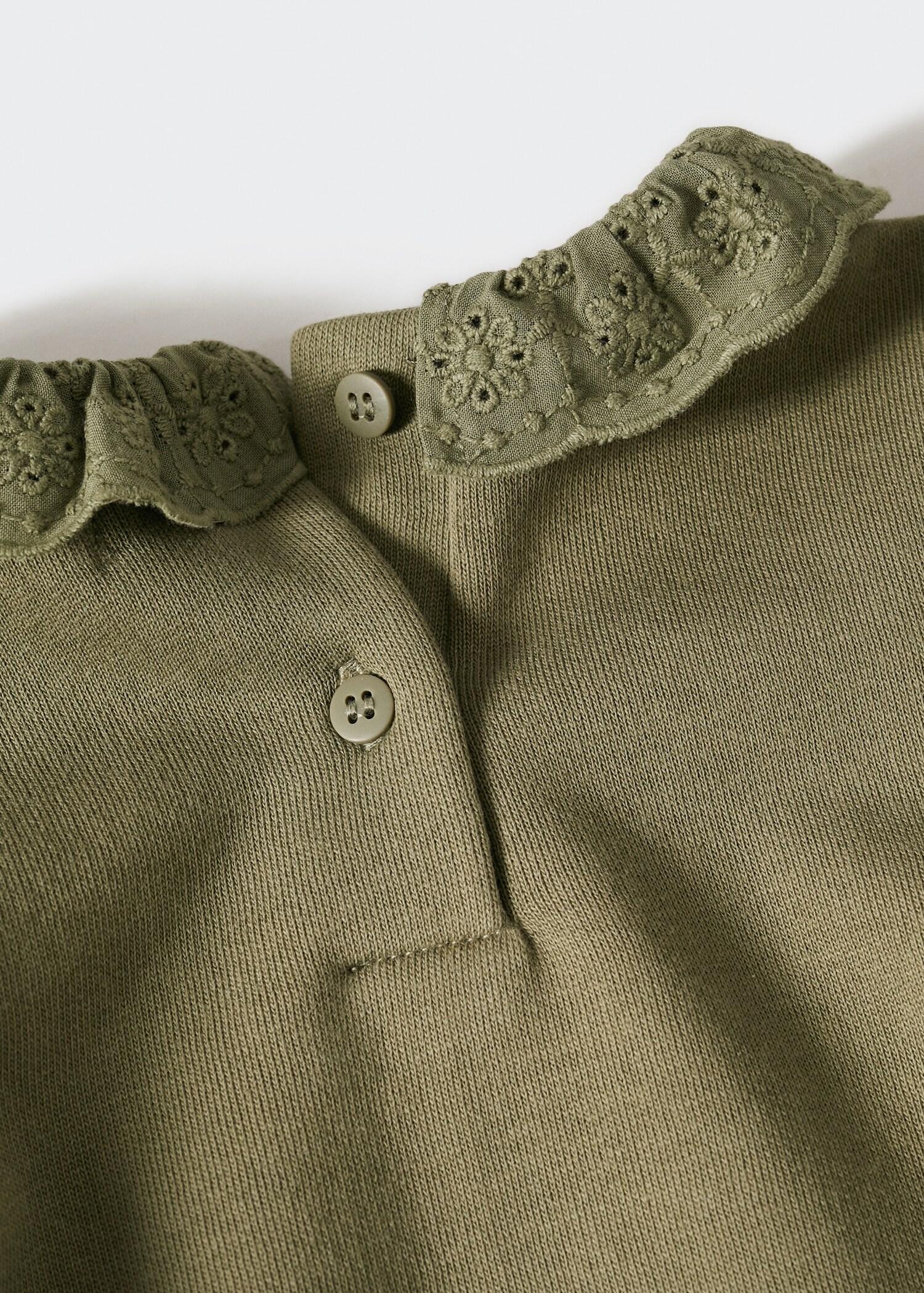Sweatshirt mit Babydollkragen - Detail des Artikels 8