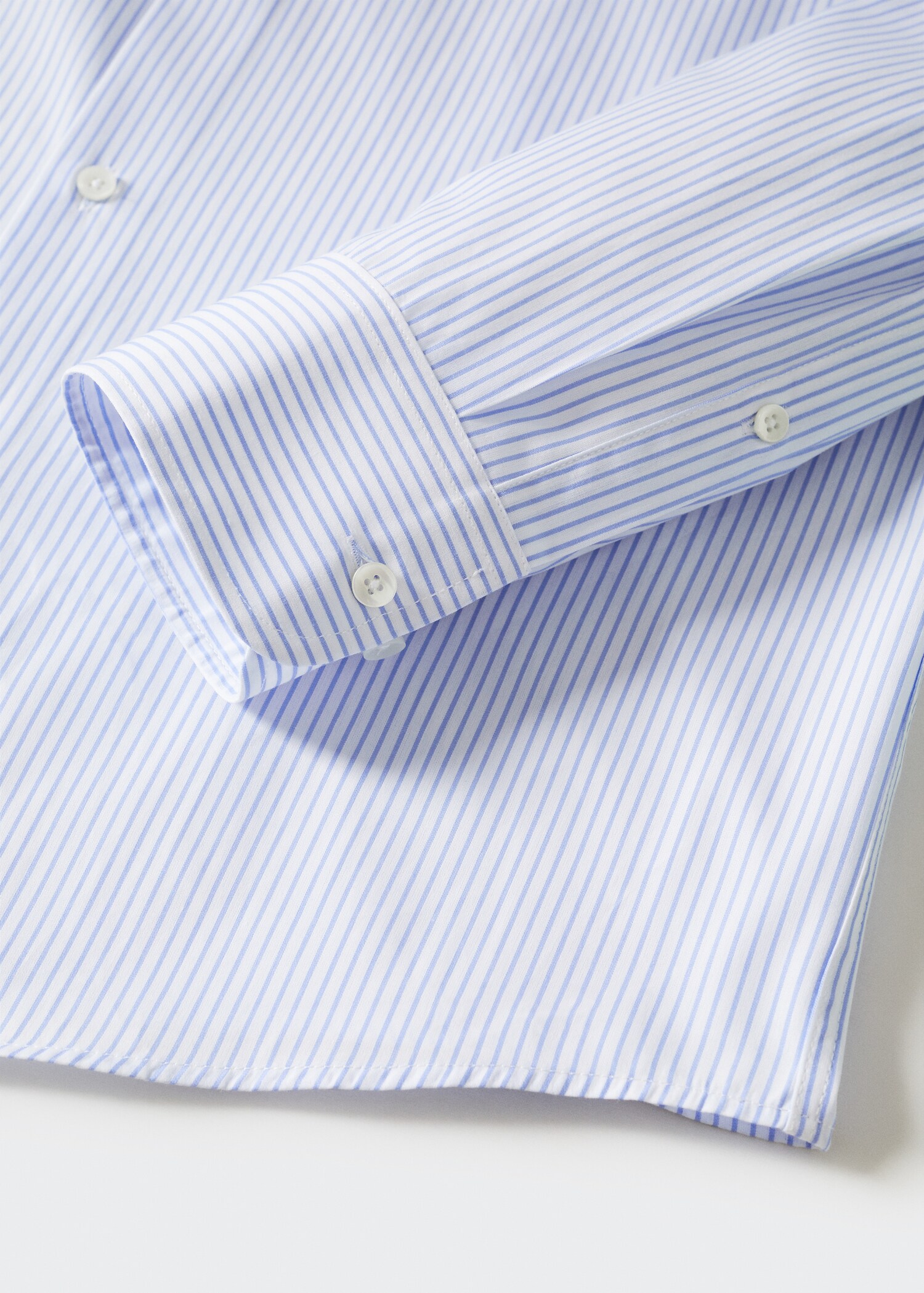 Slim fit thousand striped suit shirt - Details of the article 8
