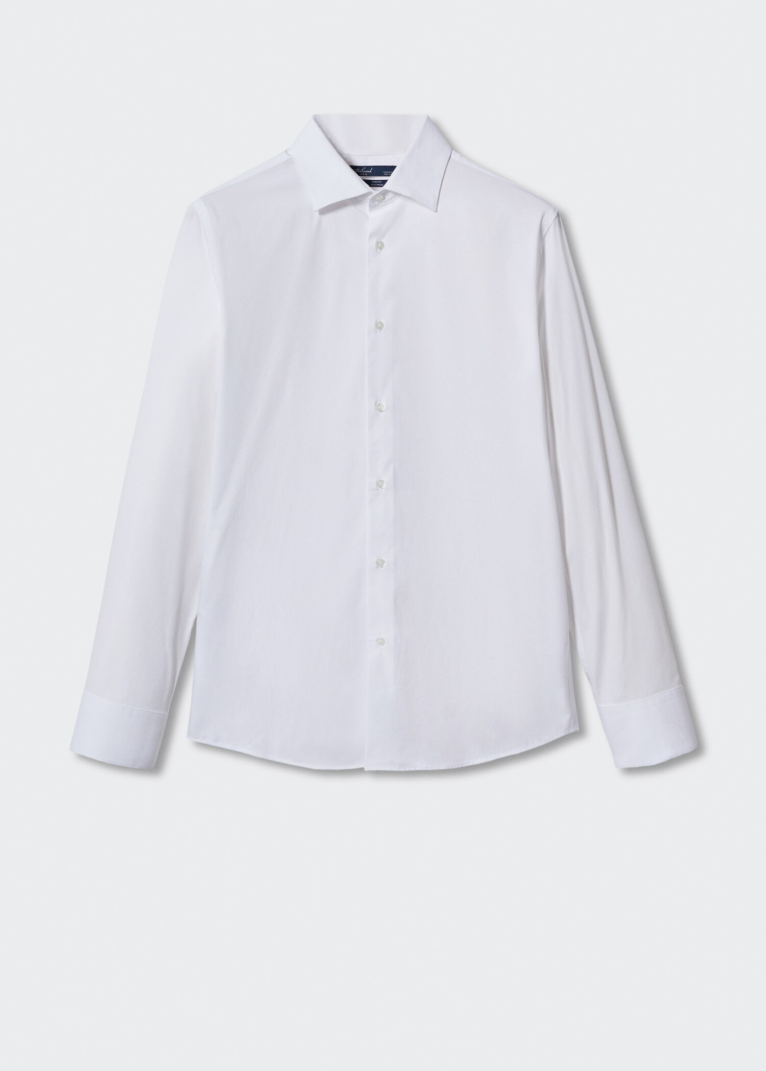 Slim fit cotton suit shirt - Man | MANGO OUTLET United Kingdom 