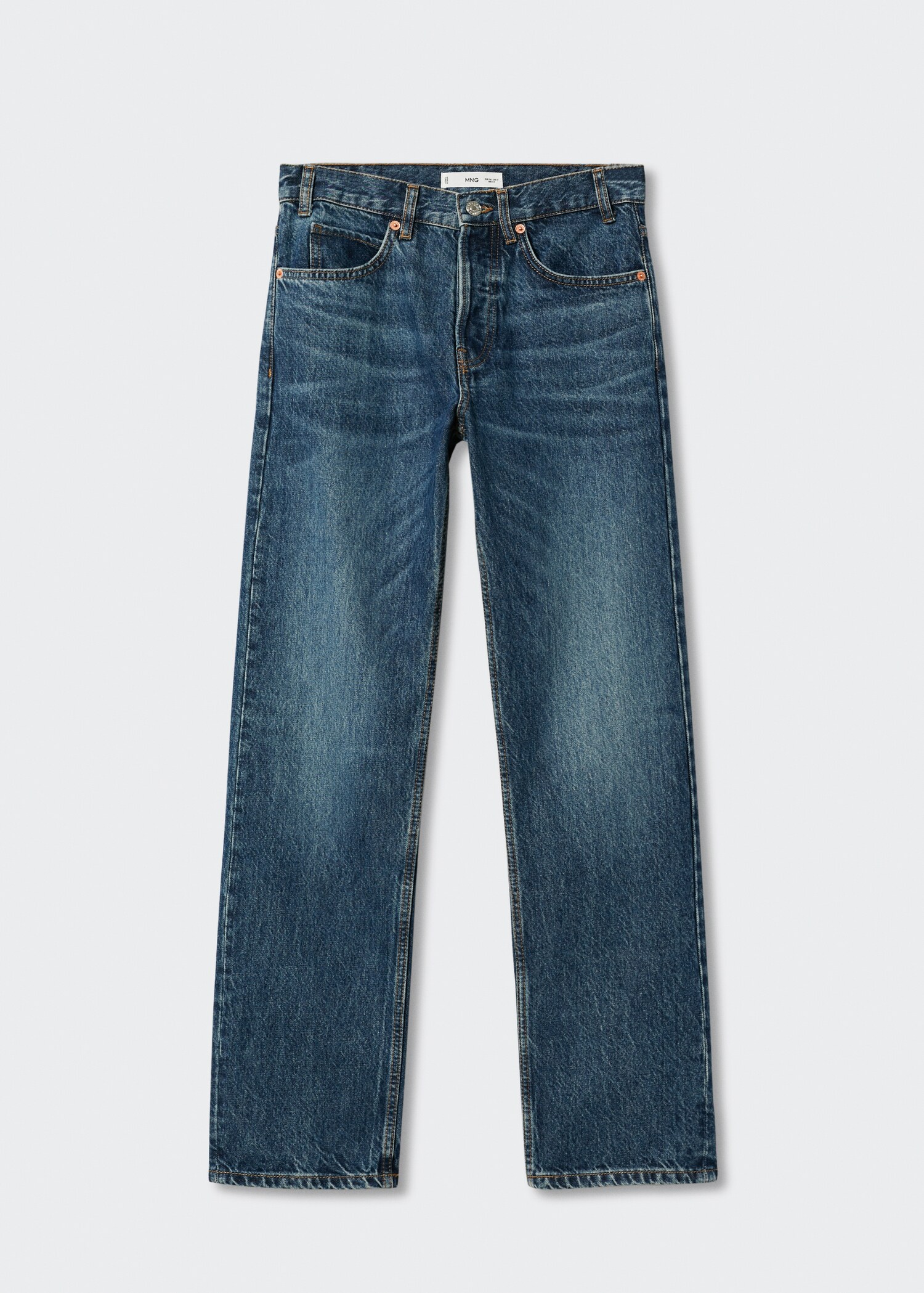 Buttons straight jeans - Article without model