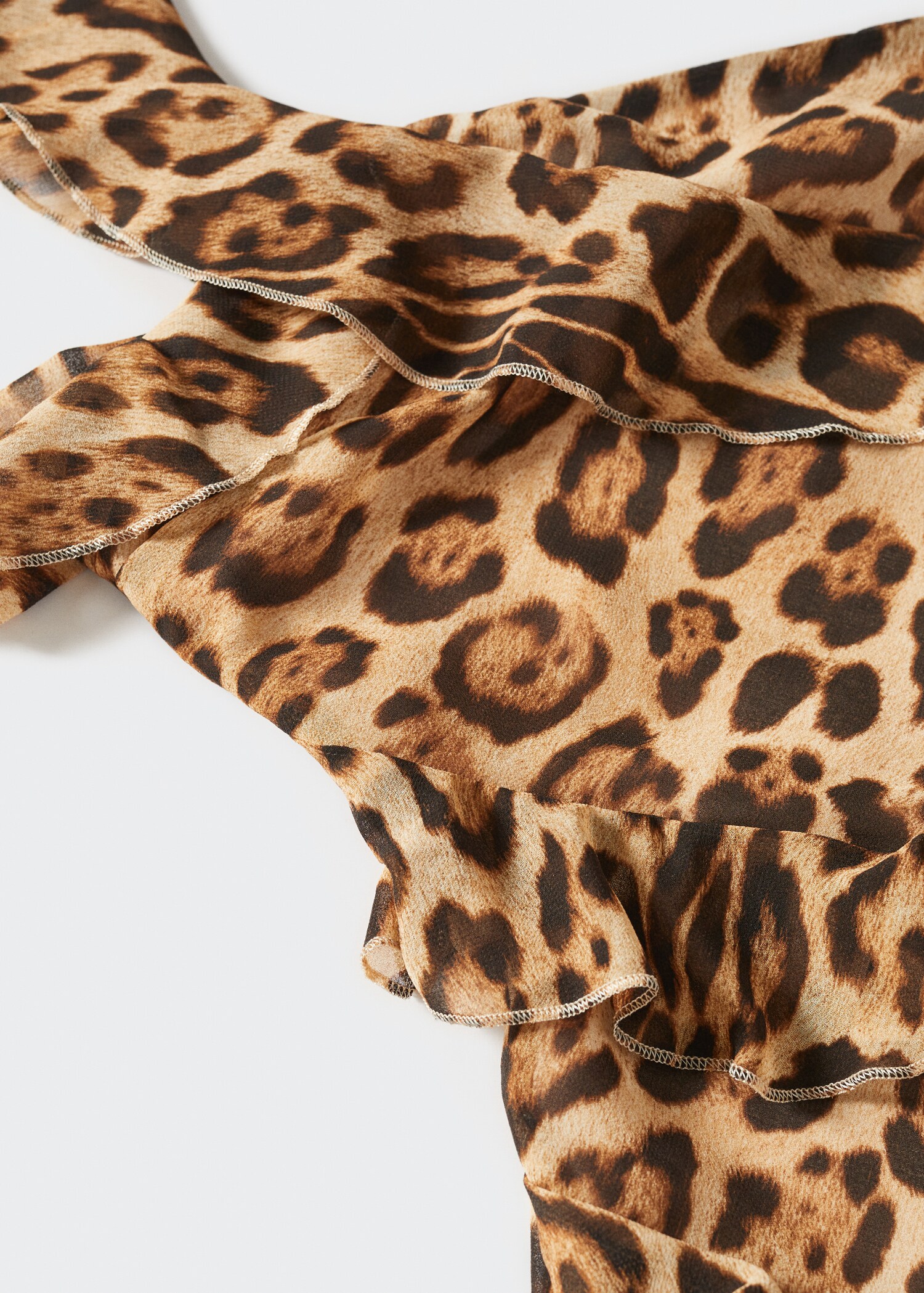Lepršava haljina leopard printa - Detalji artikla 8