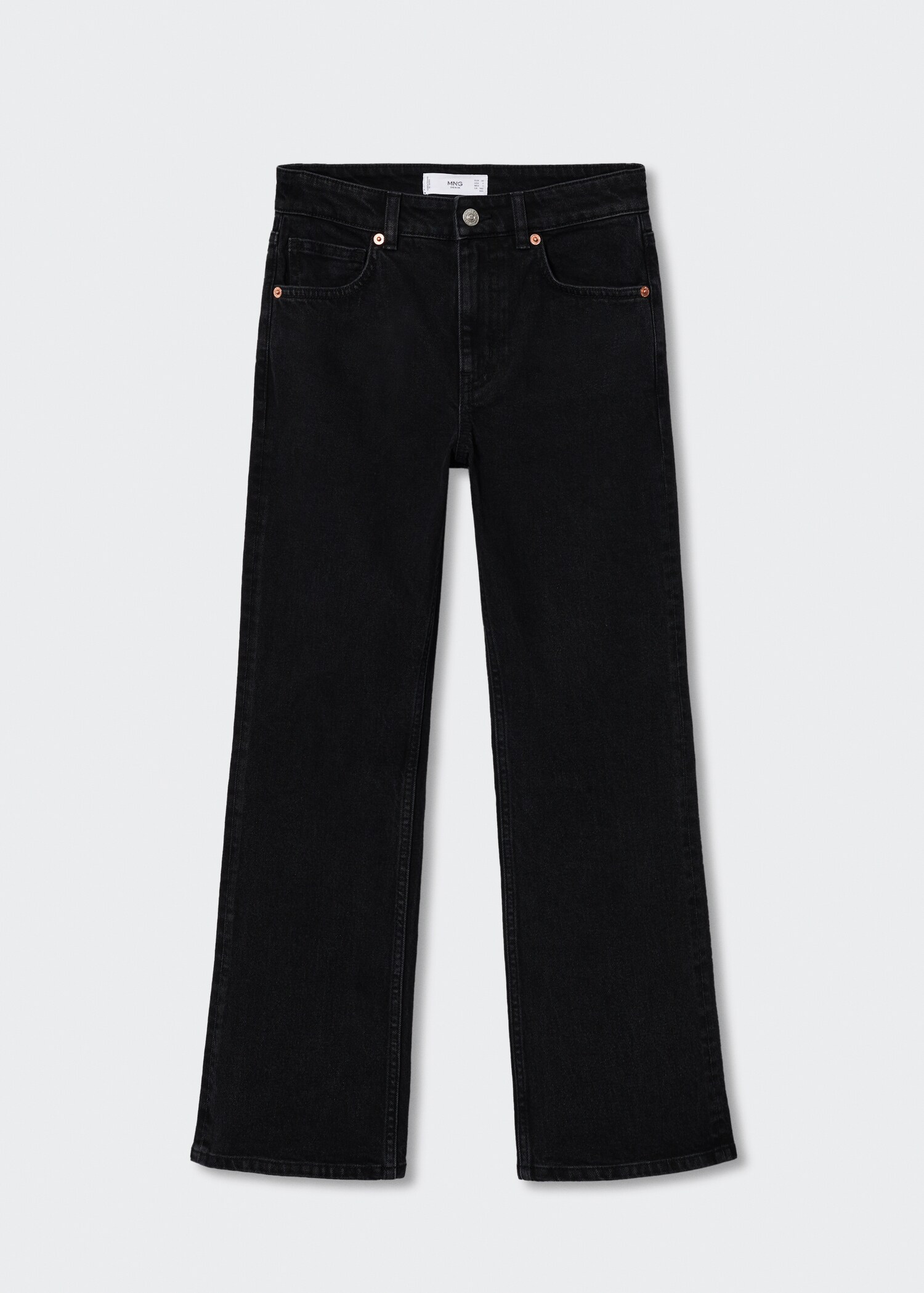 Medium-rise flared jeans  - Article without model