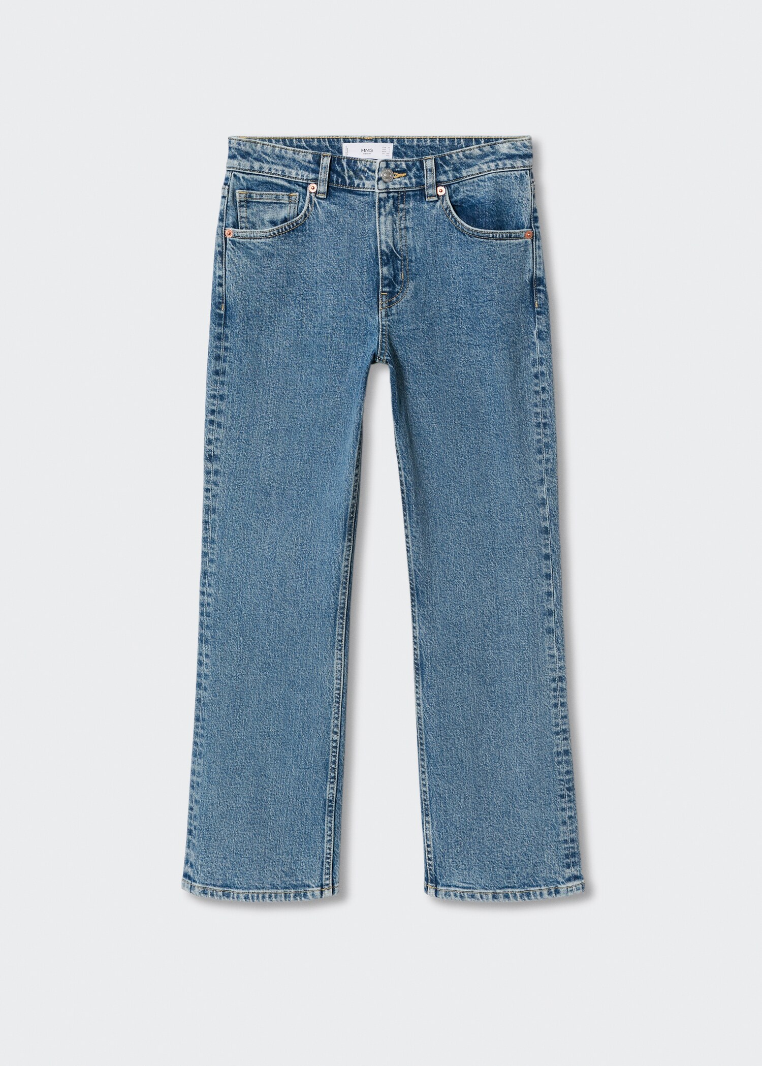 Mid-rise straight jeans - Article without model