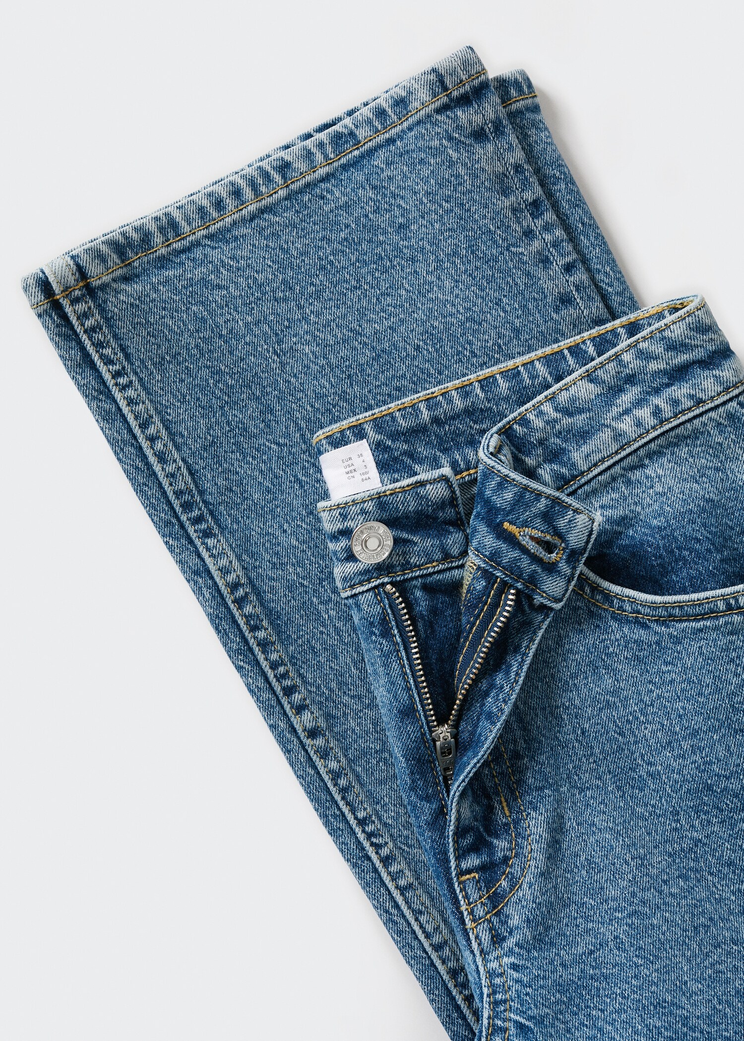 Jeans rectos tiro medio - Detalle del artículo 8