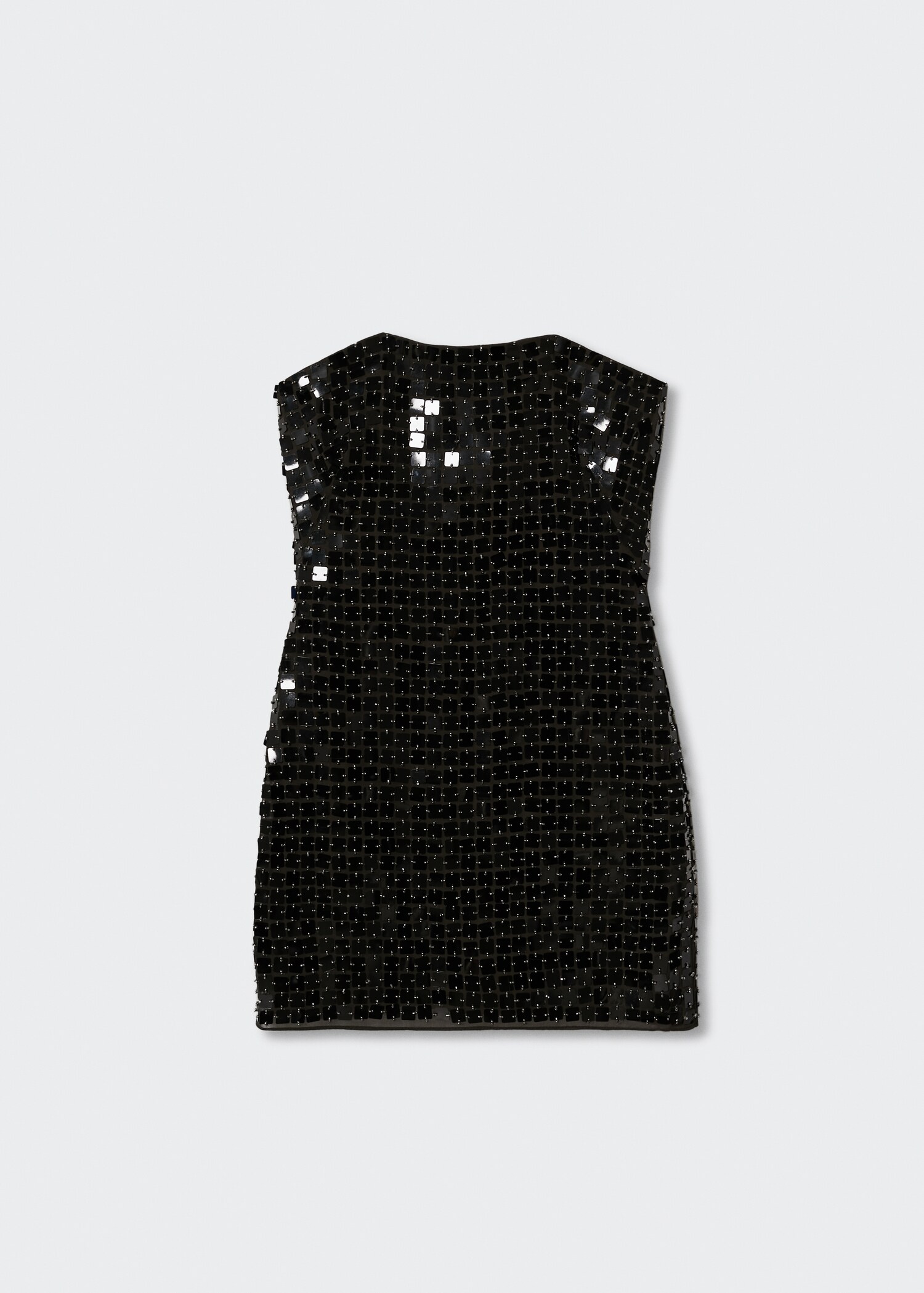 Semi-transparent short sequin dress - Article without model