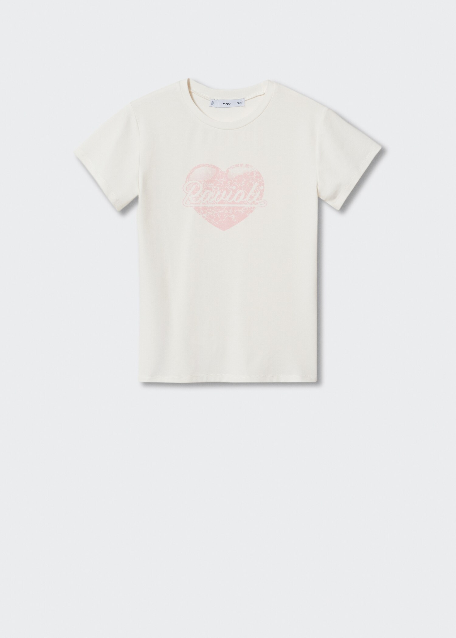 Printed message T-shirt - Article without model