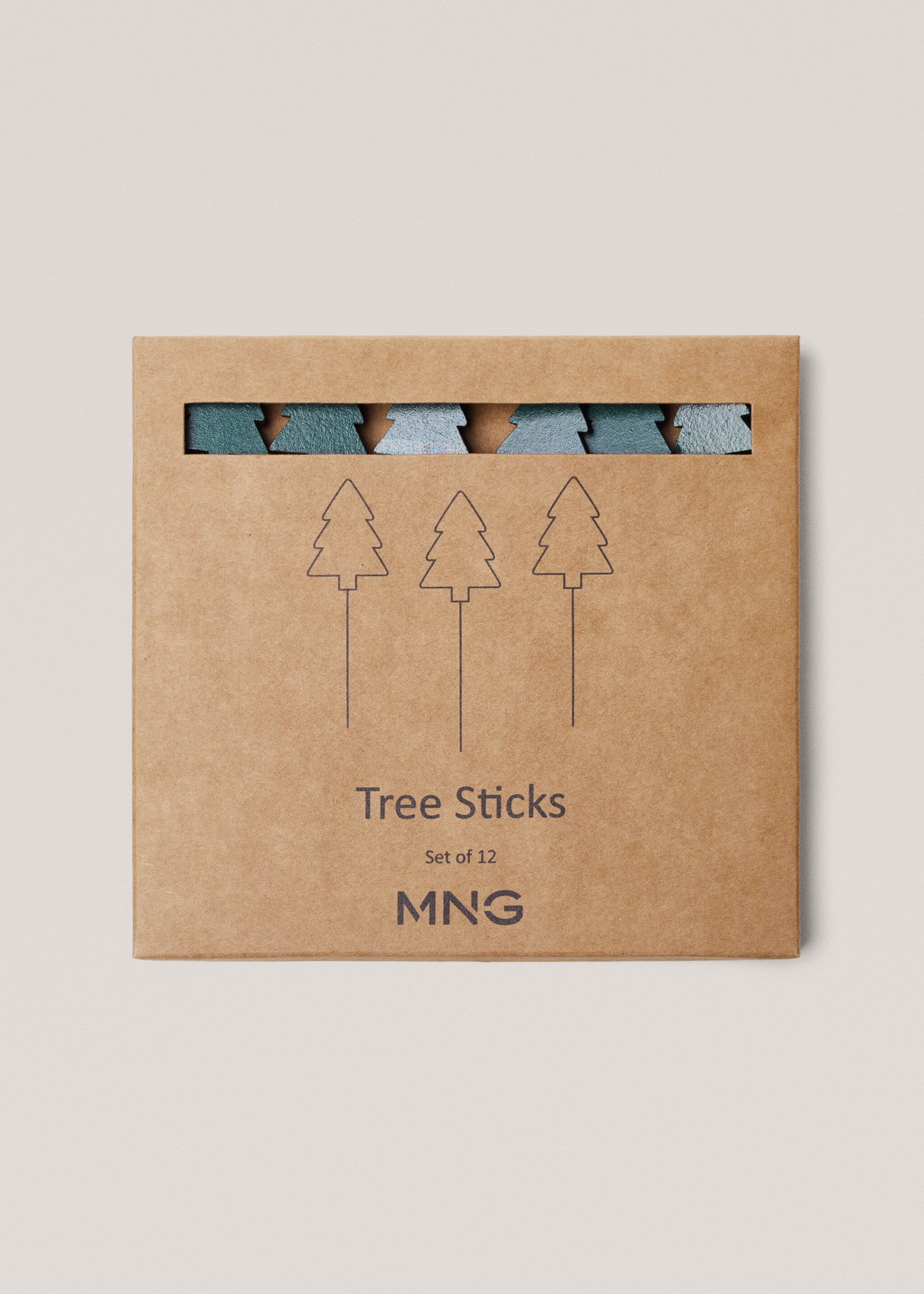 Tree sticks - Details of the article 3, Billiard Green. Ref: 37009202-00.