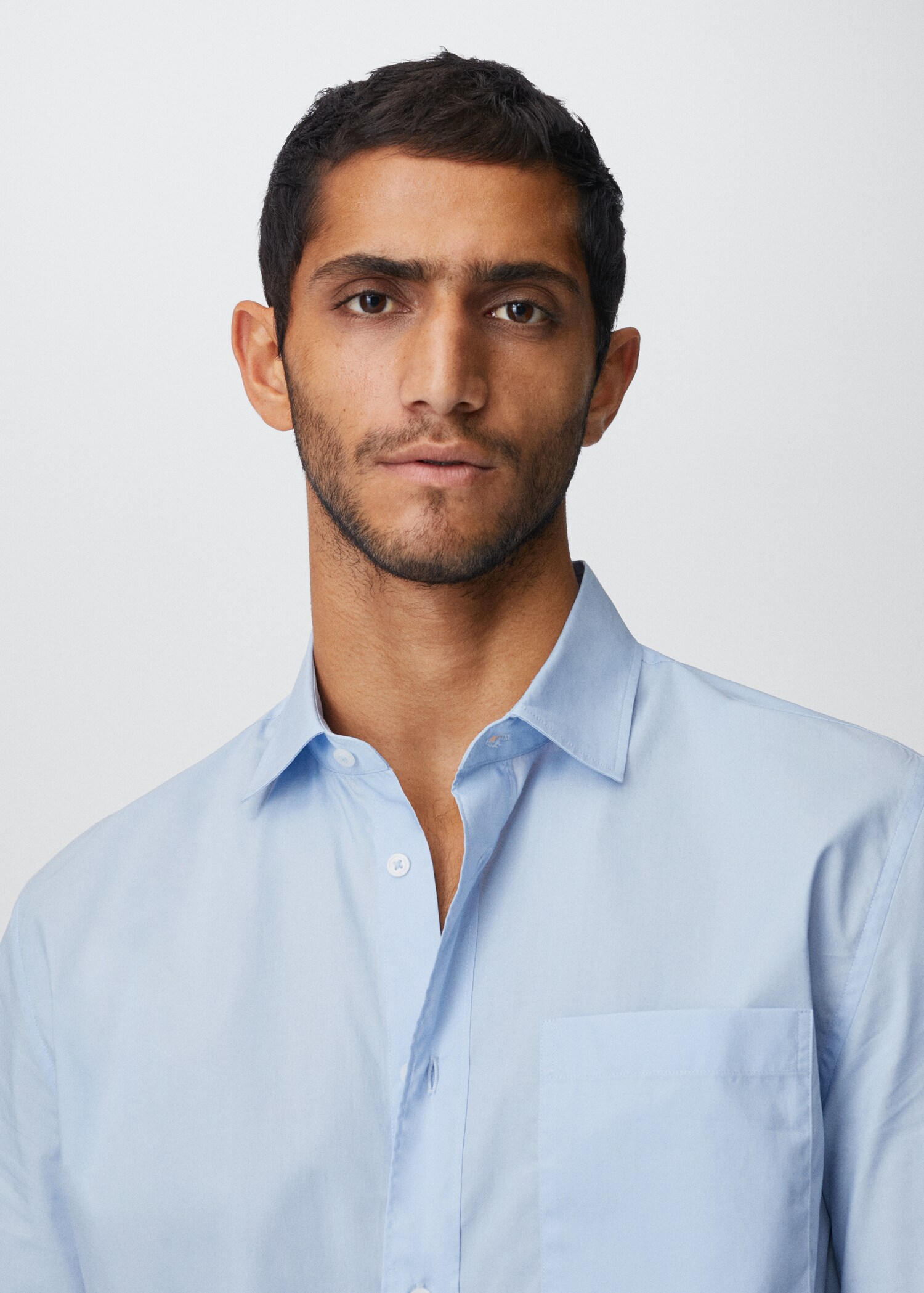 Short sleeved cotton shirt - Details of the article 1