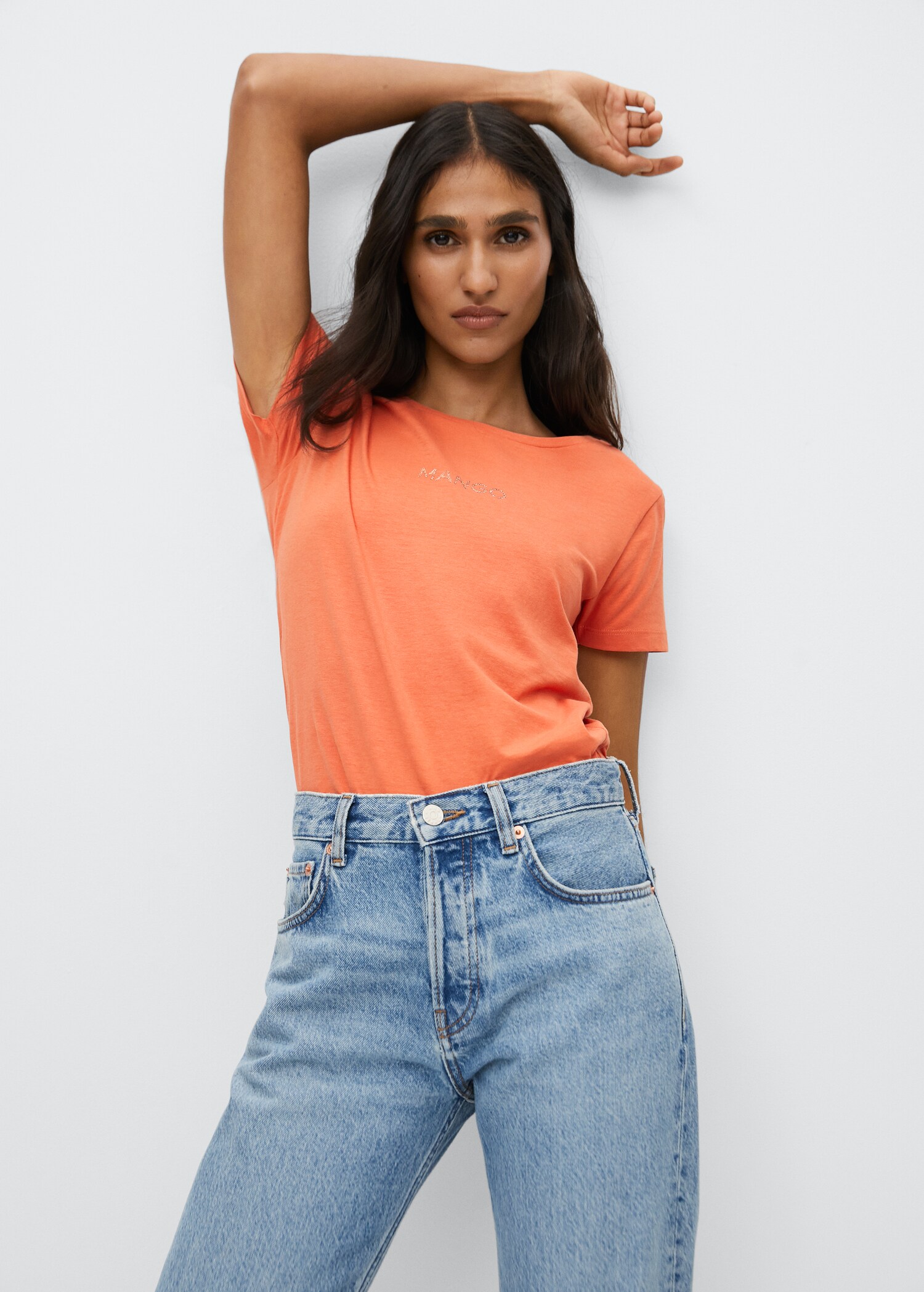 Metallic logo T-shirt - Details of the article 1
