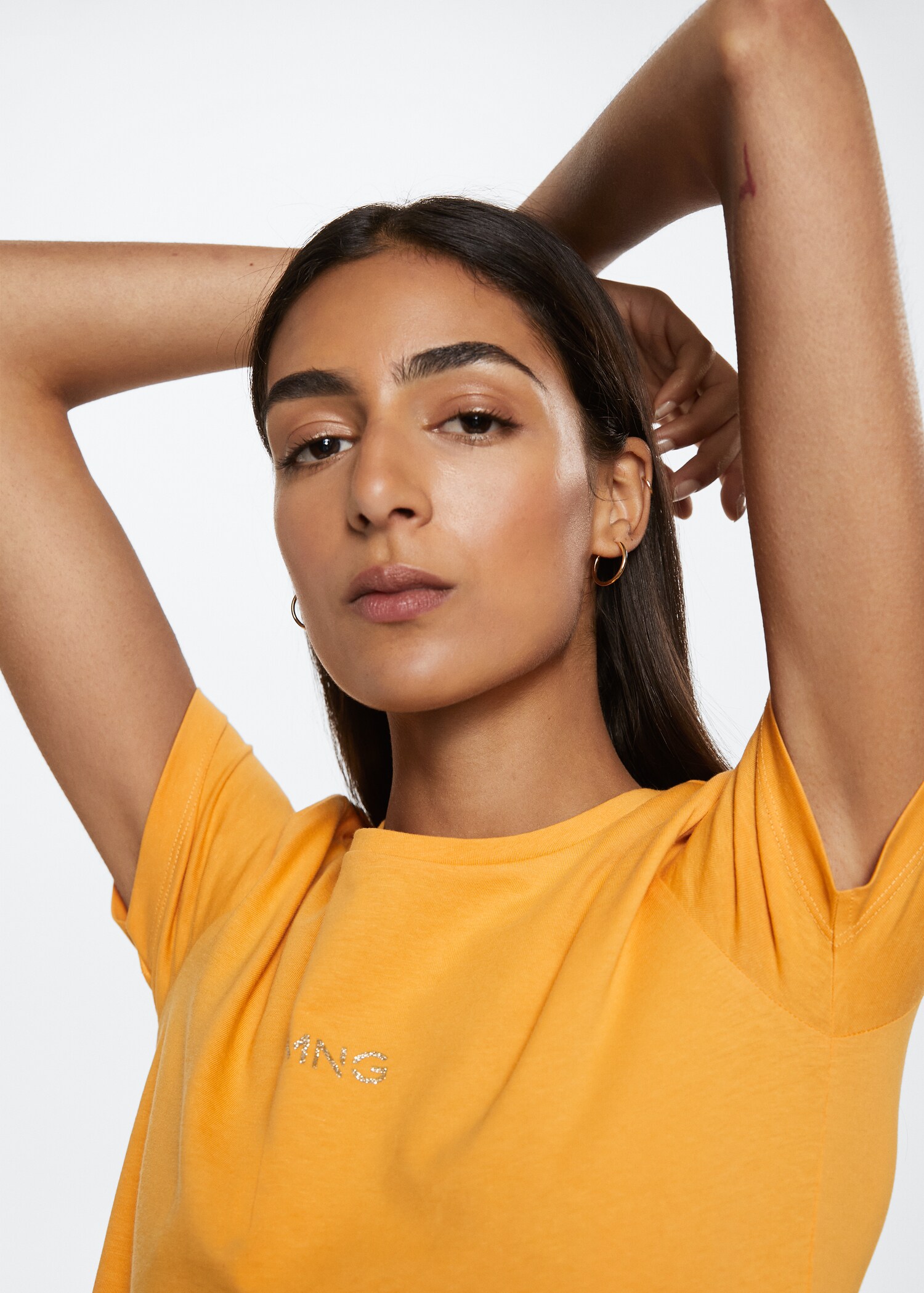 Metallic logo T-shirt - Details of the article 1