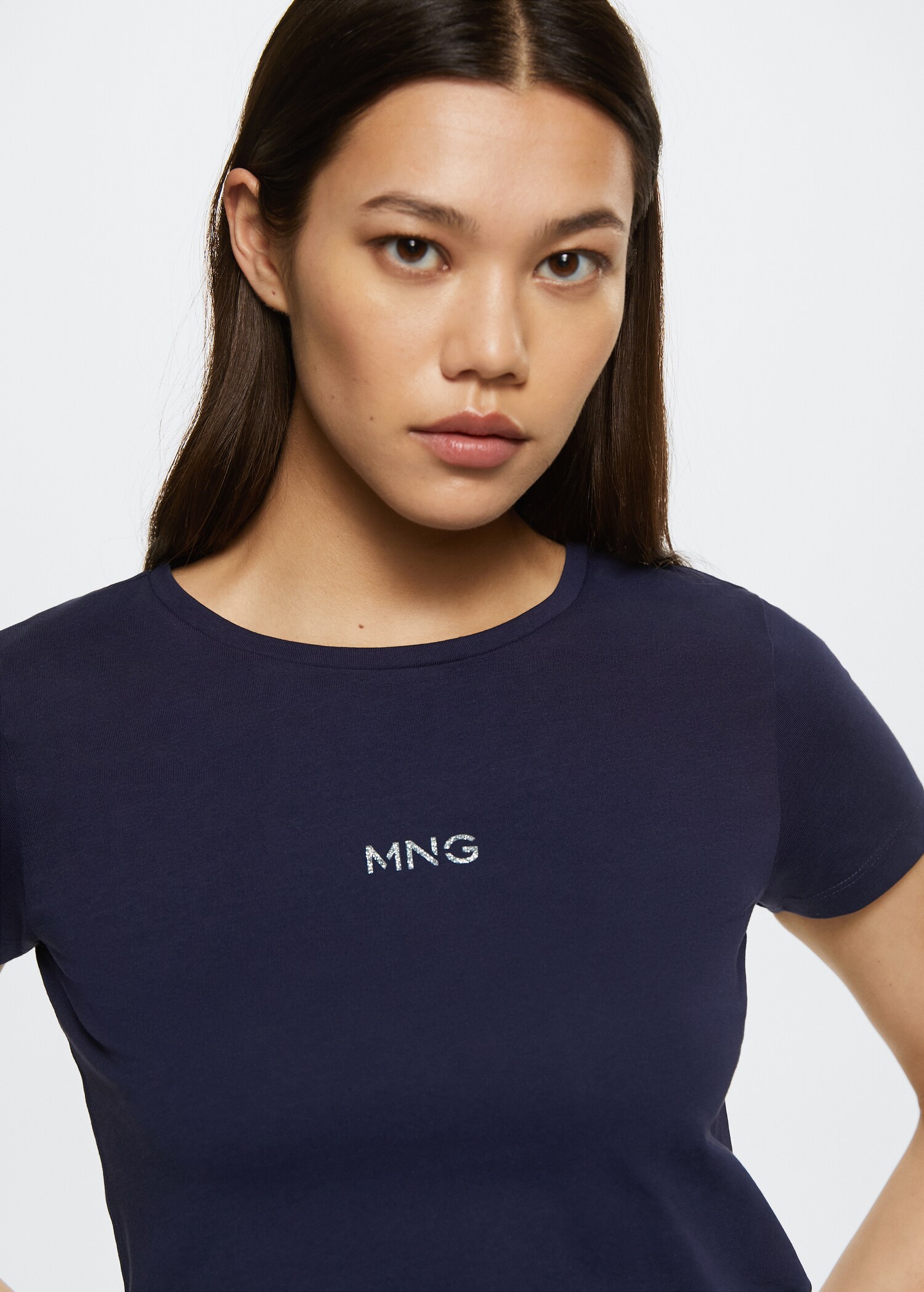 Metallic logo T-shirt - Details of the article 1