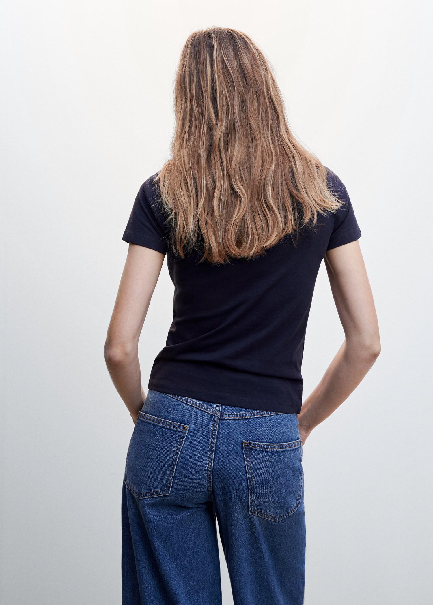 Metallic logo T-shirt - Reverse of the article