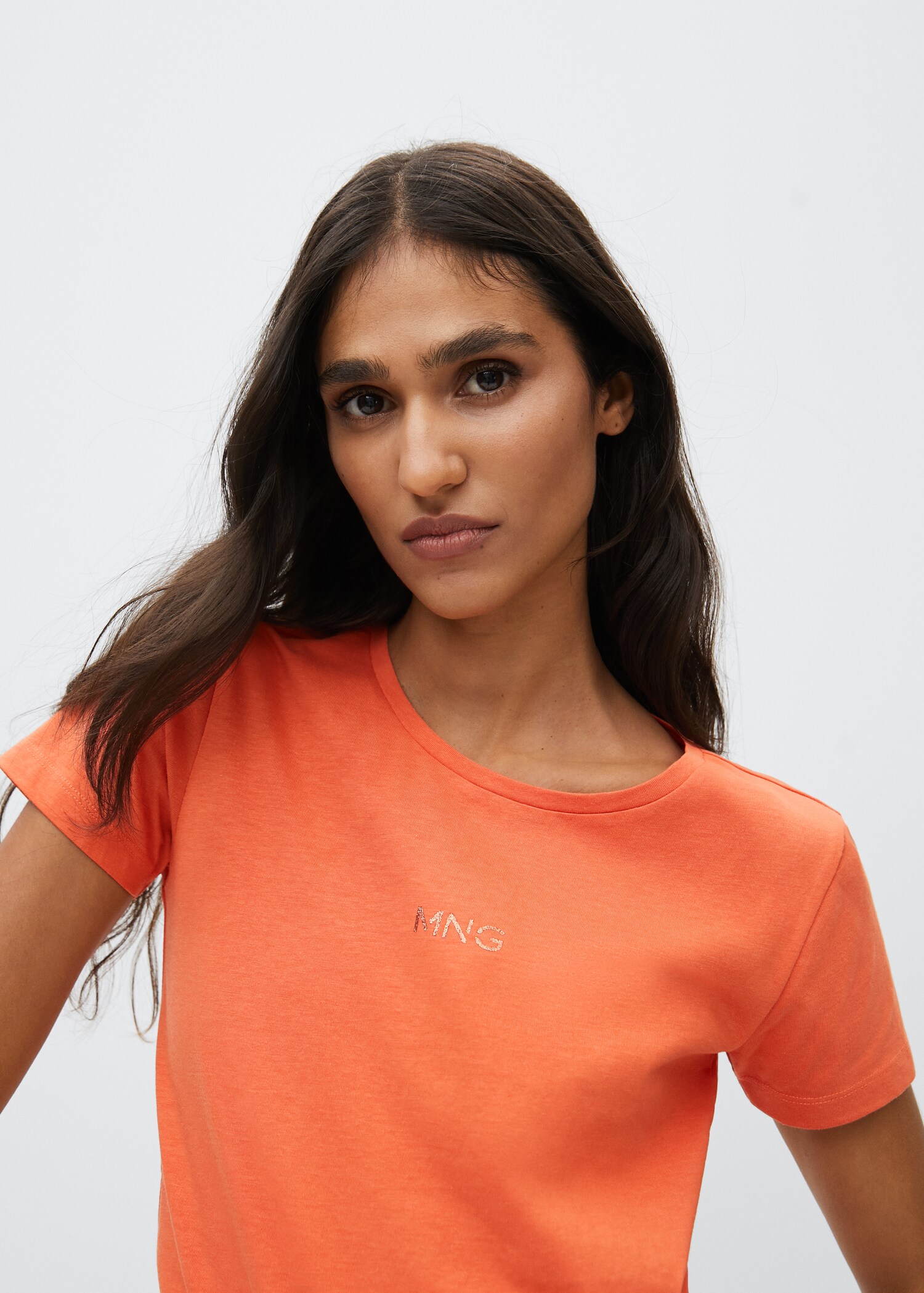 Metallic logo T-shirt - Details of the article 1