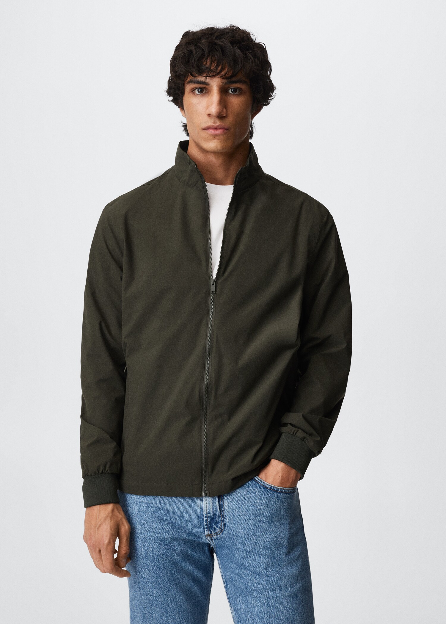 Waterproof bomber jacket - Medium plane