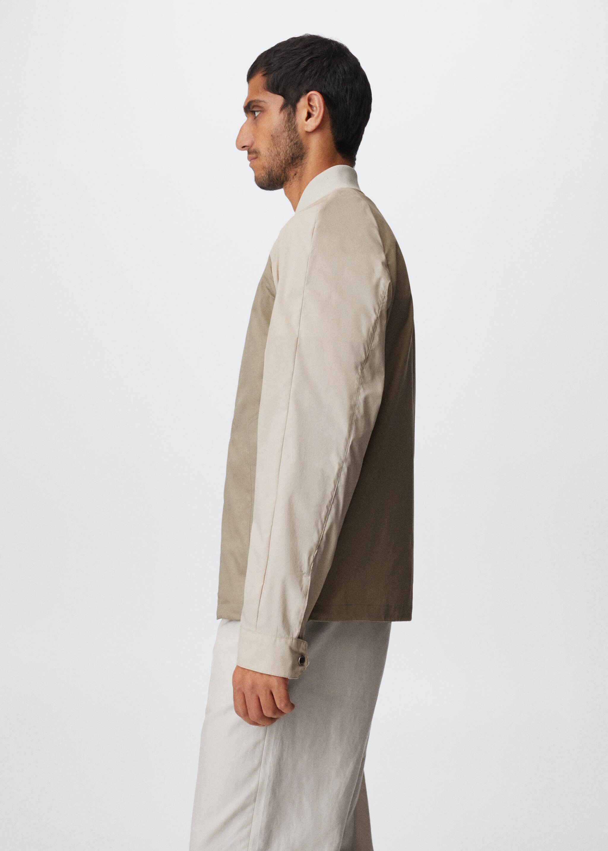 Cotton bomber jacket - Details of the article 2