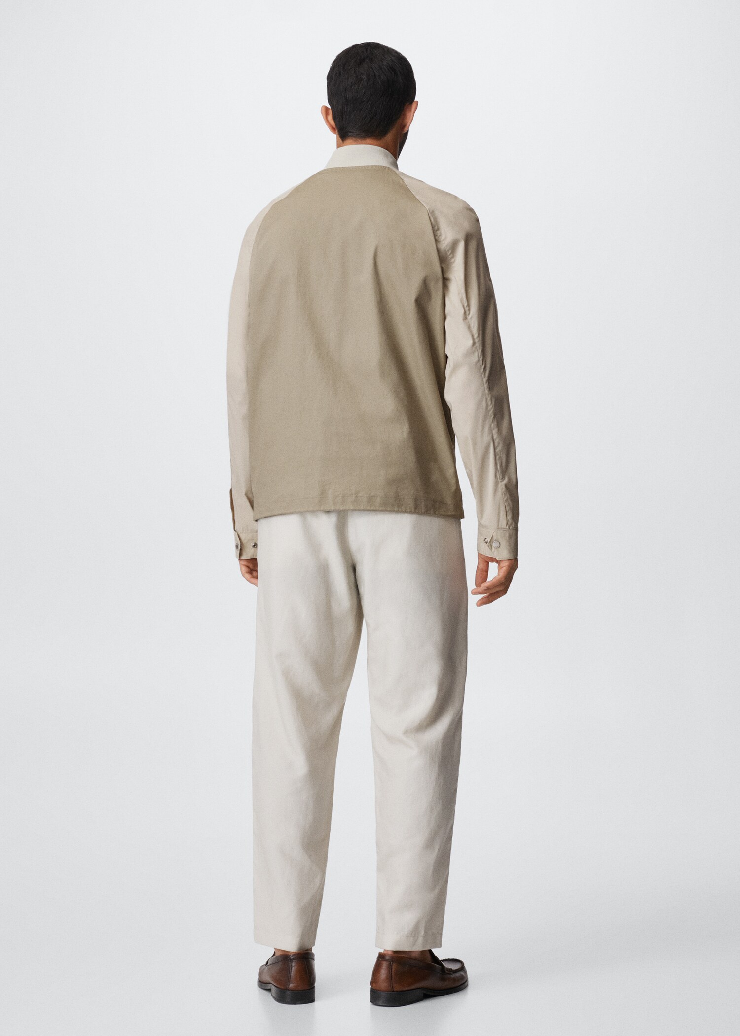 Cotton bomber jacket - Reverse of the article
