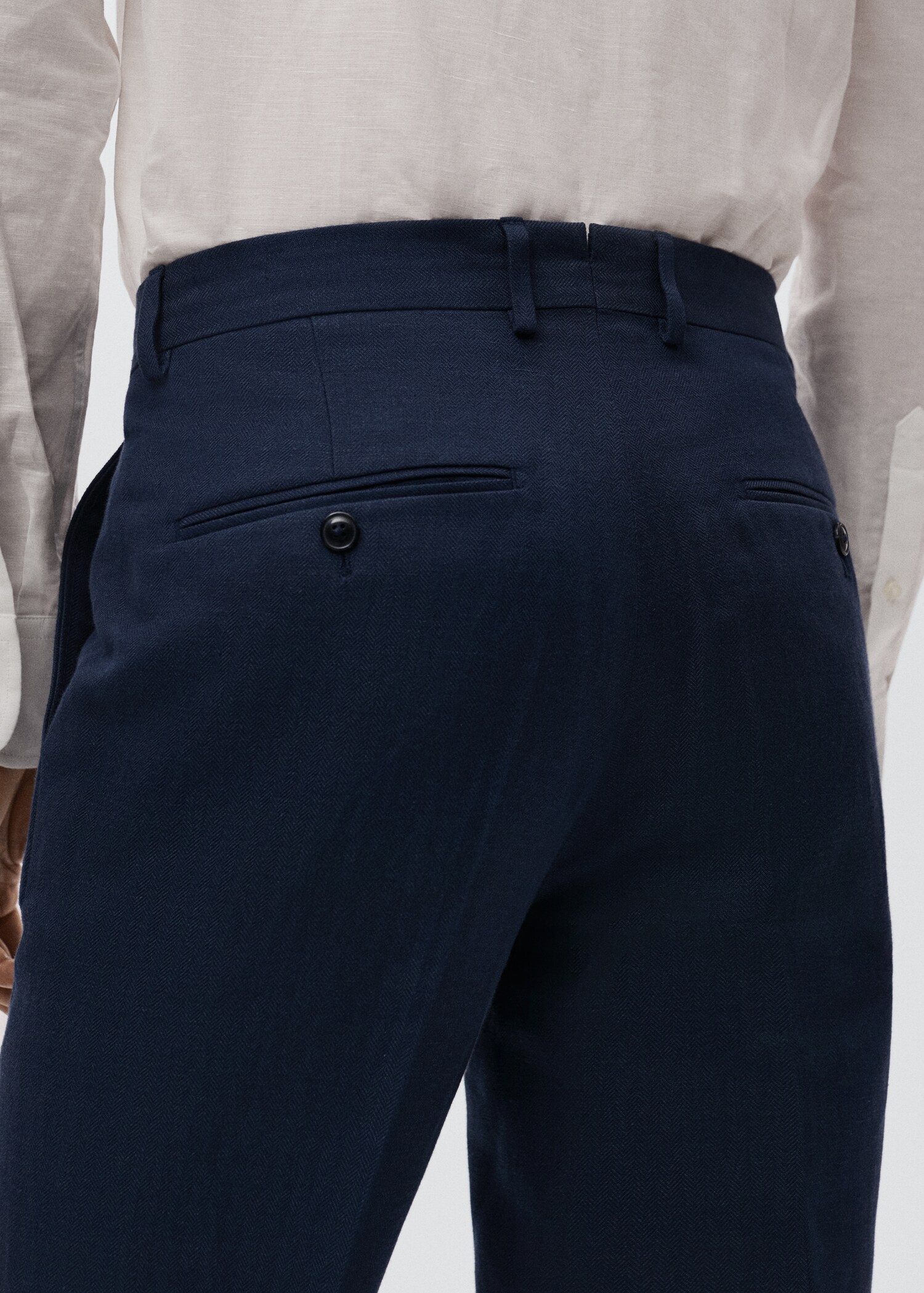  Linen suit pants - Details of the article 3