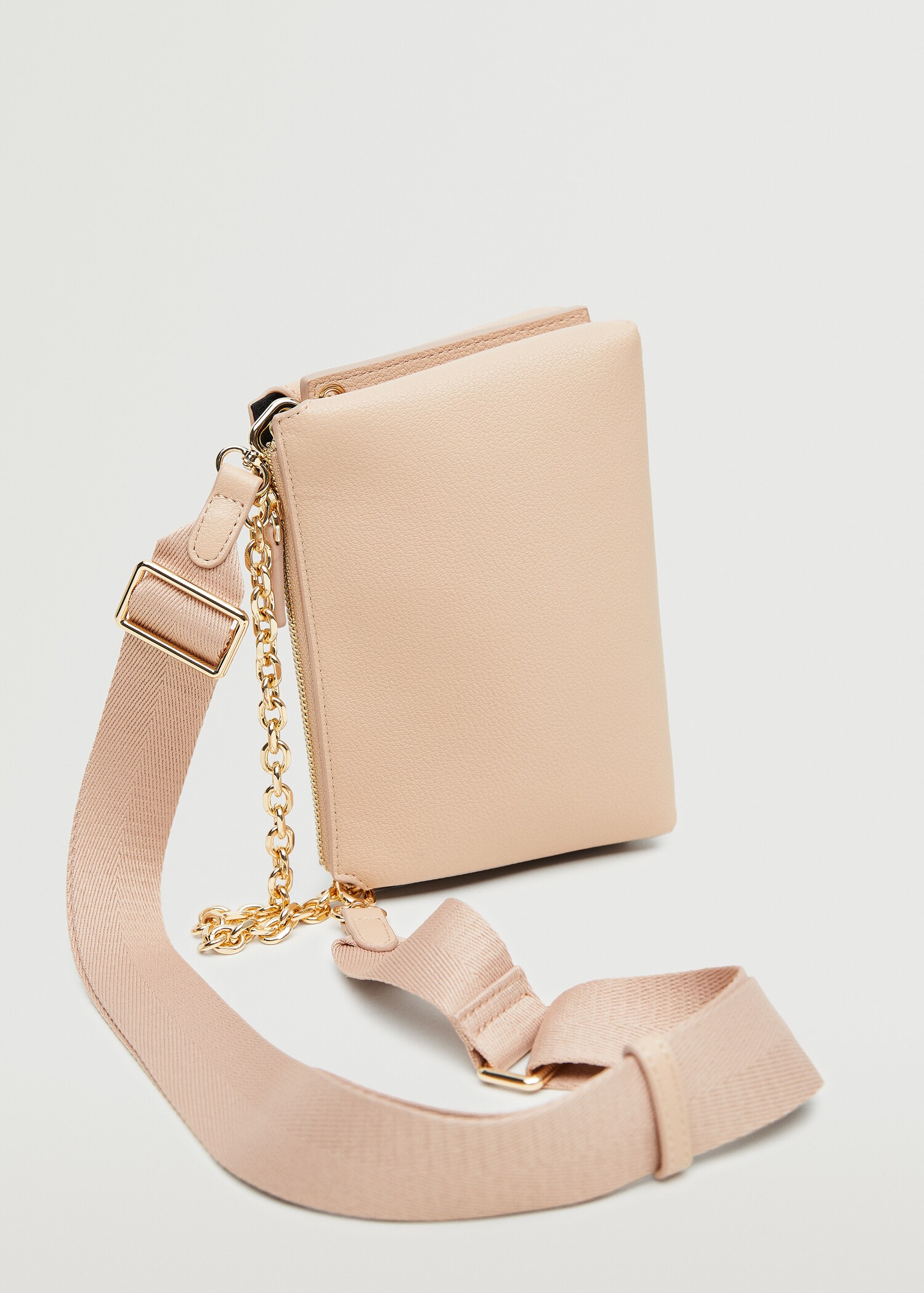 Crossbody bag with chain - Medium plane