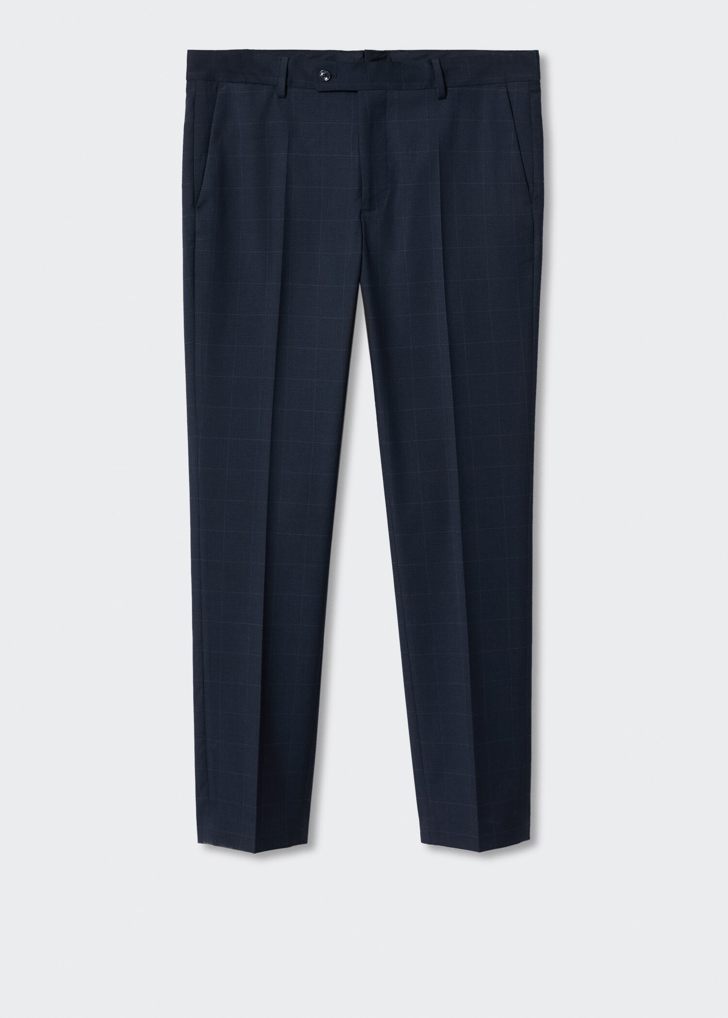 Slim fit check suit trousers - Article without model