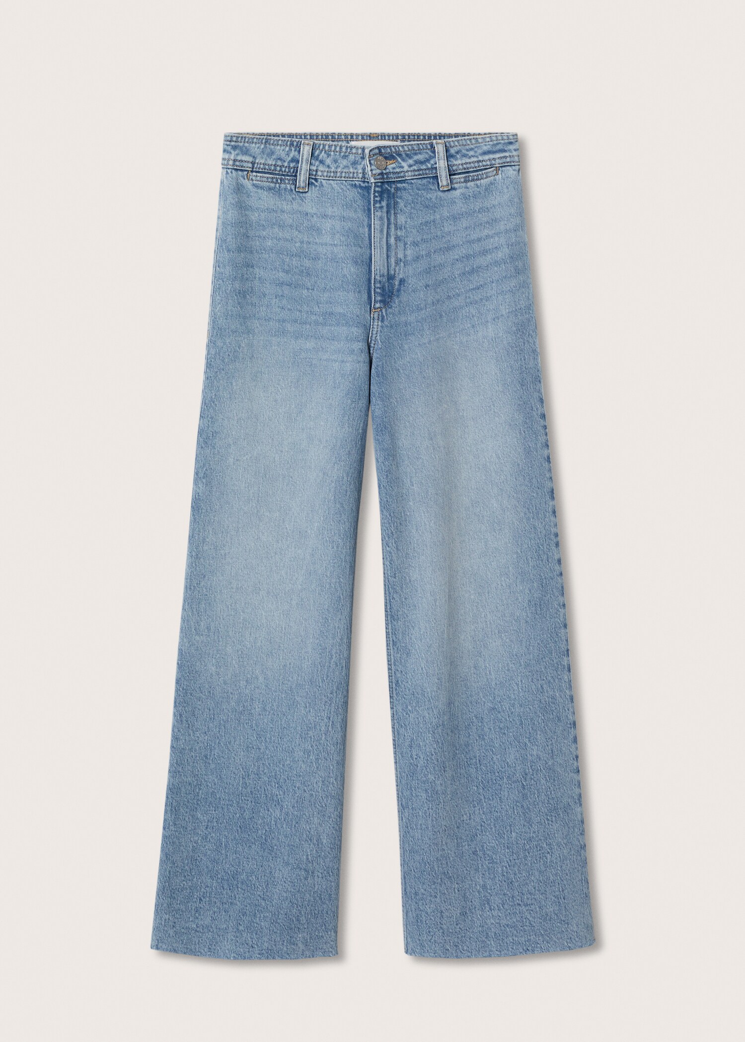 Culotte-Jeans mit hohem Bund - Artikel ohne Model