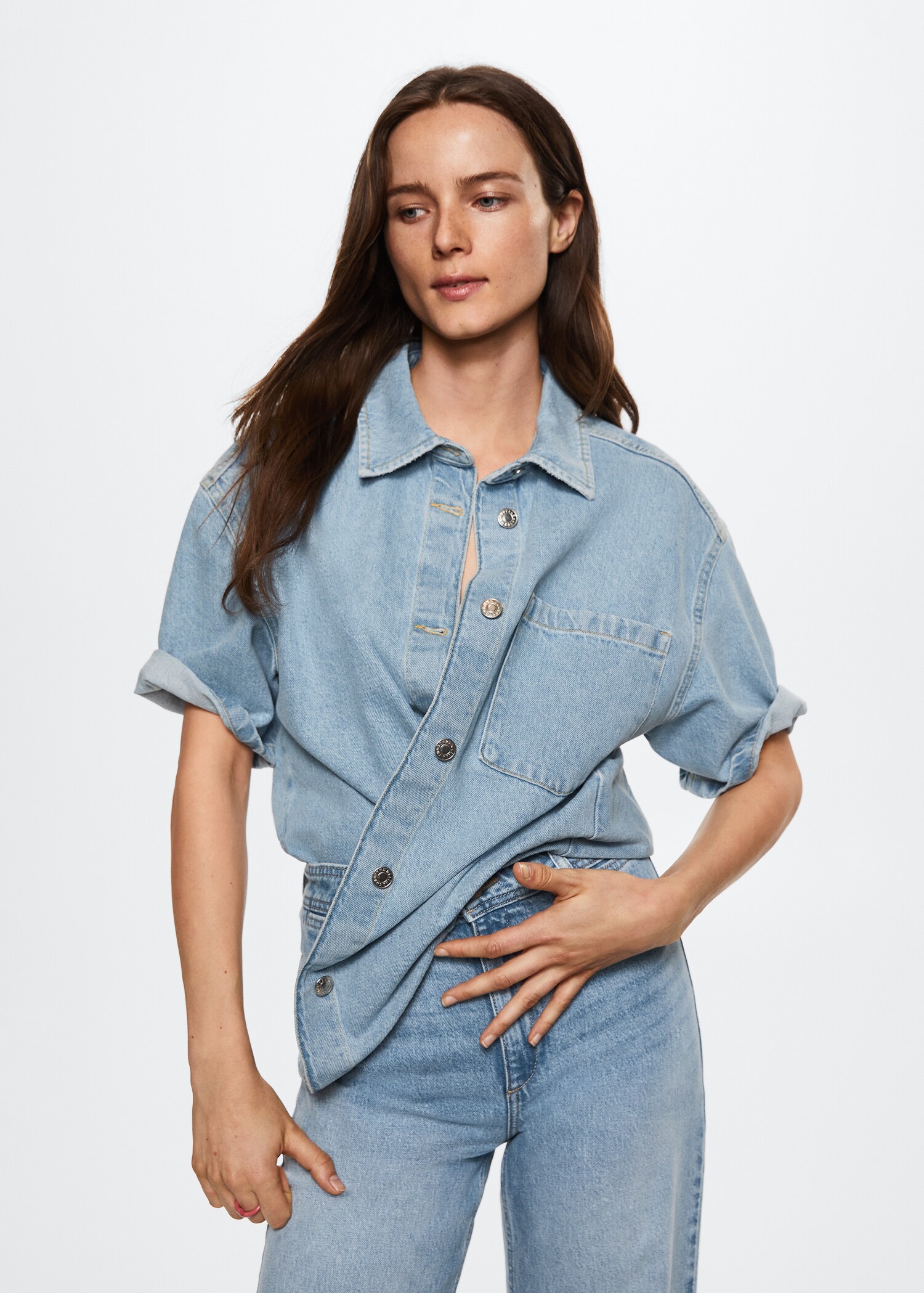 Culotte-Jeans mit hohem Bund - Detail des Artikels 2
