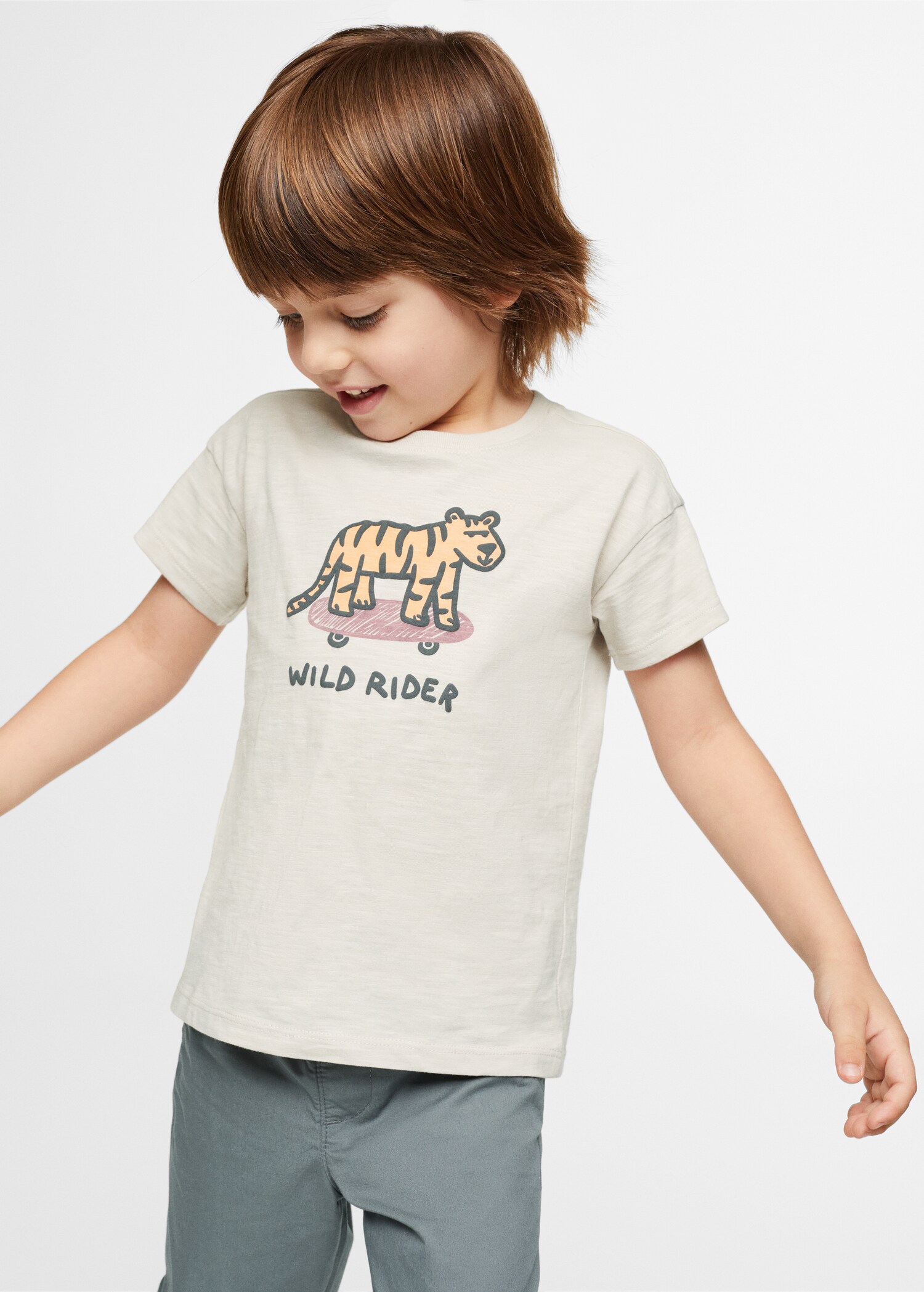 Cotton printed T-shirt - Details of the article 1