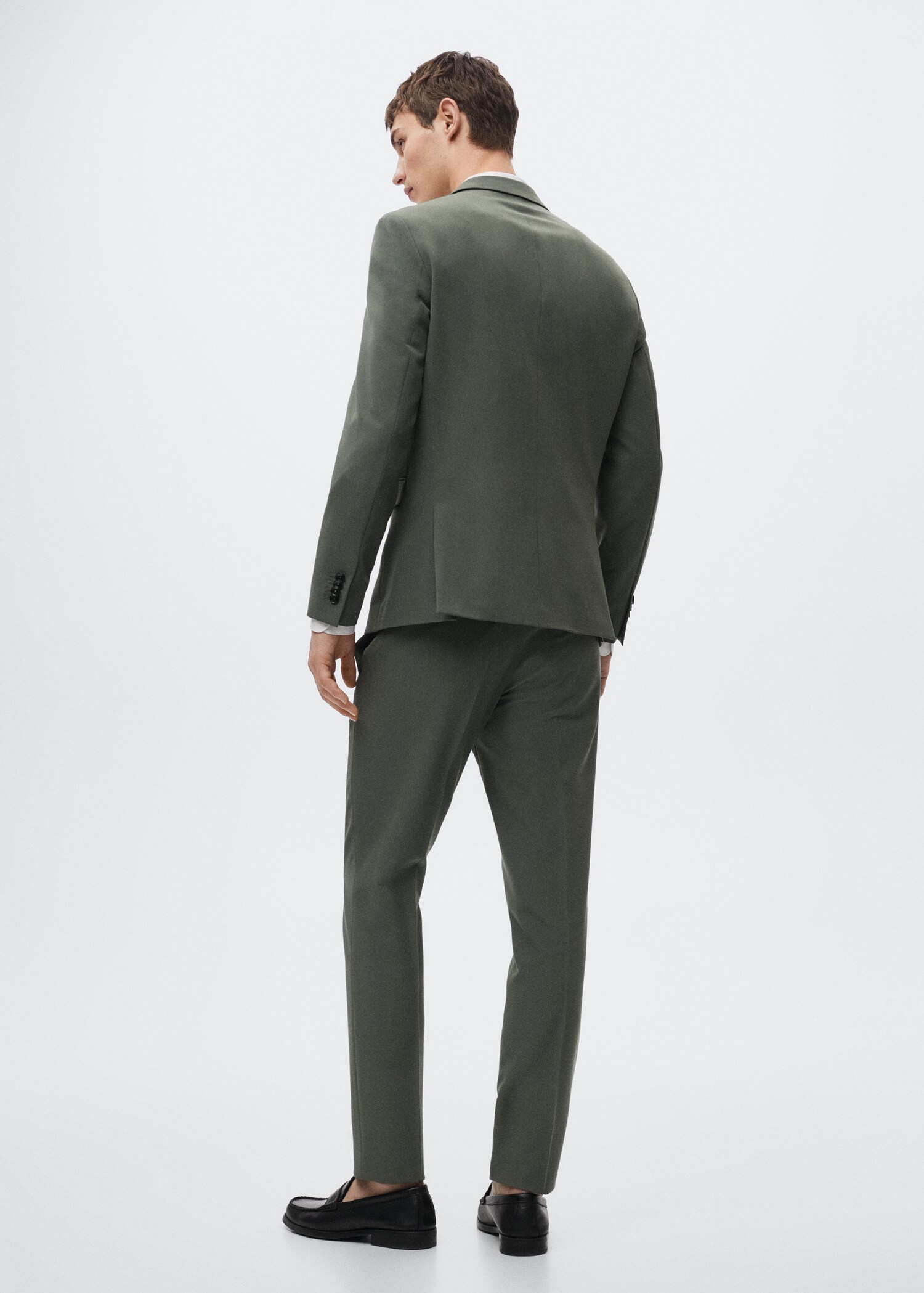 Super slim-fit suit jacket - Reverse of the article