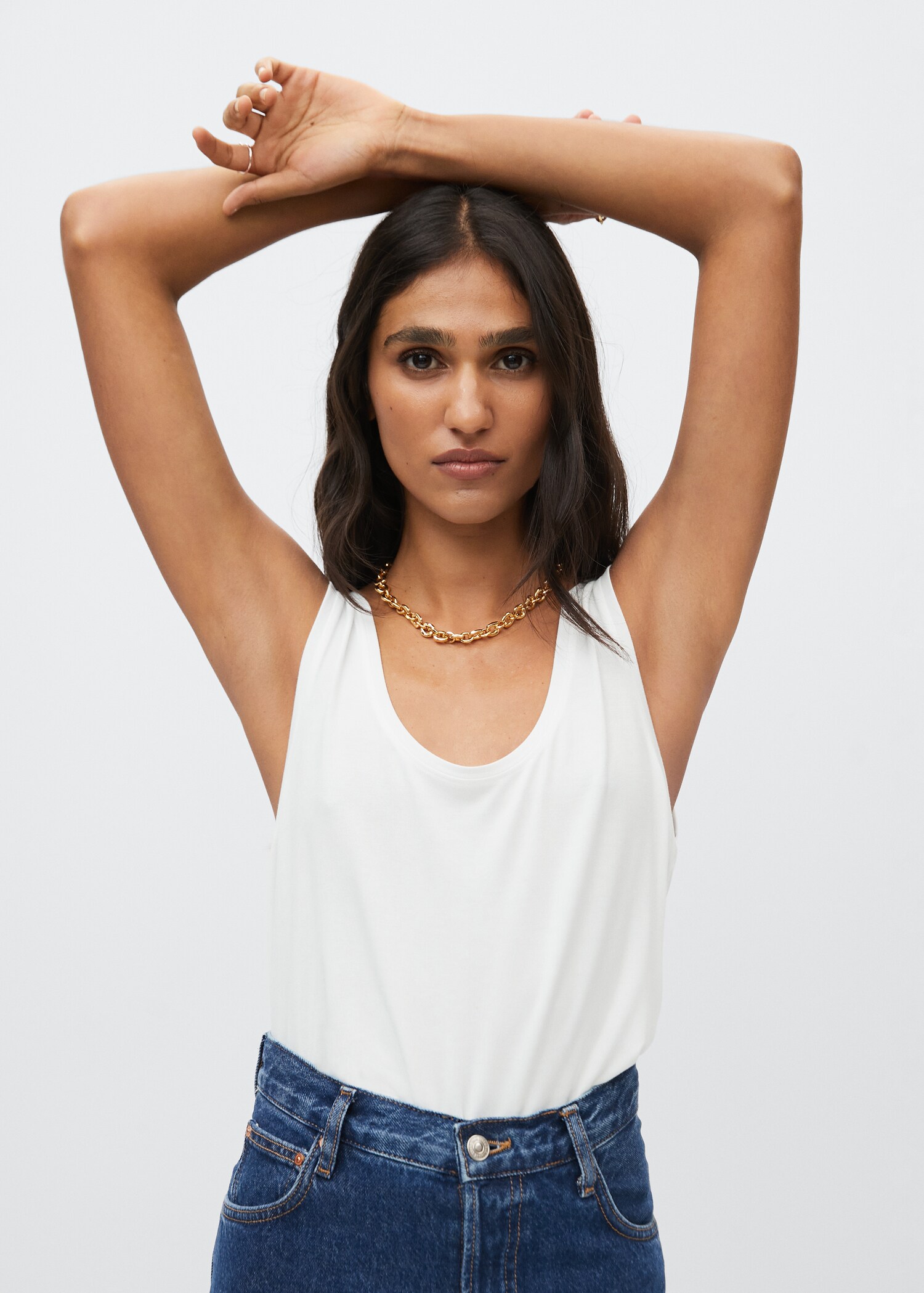 Flowy strap top - Medium plane