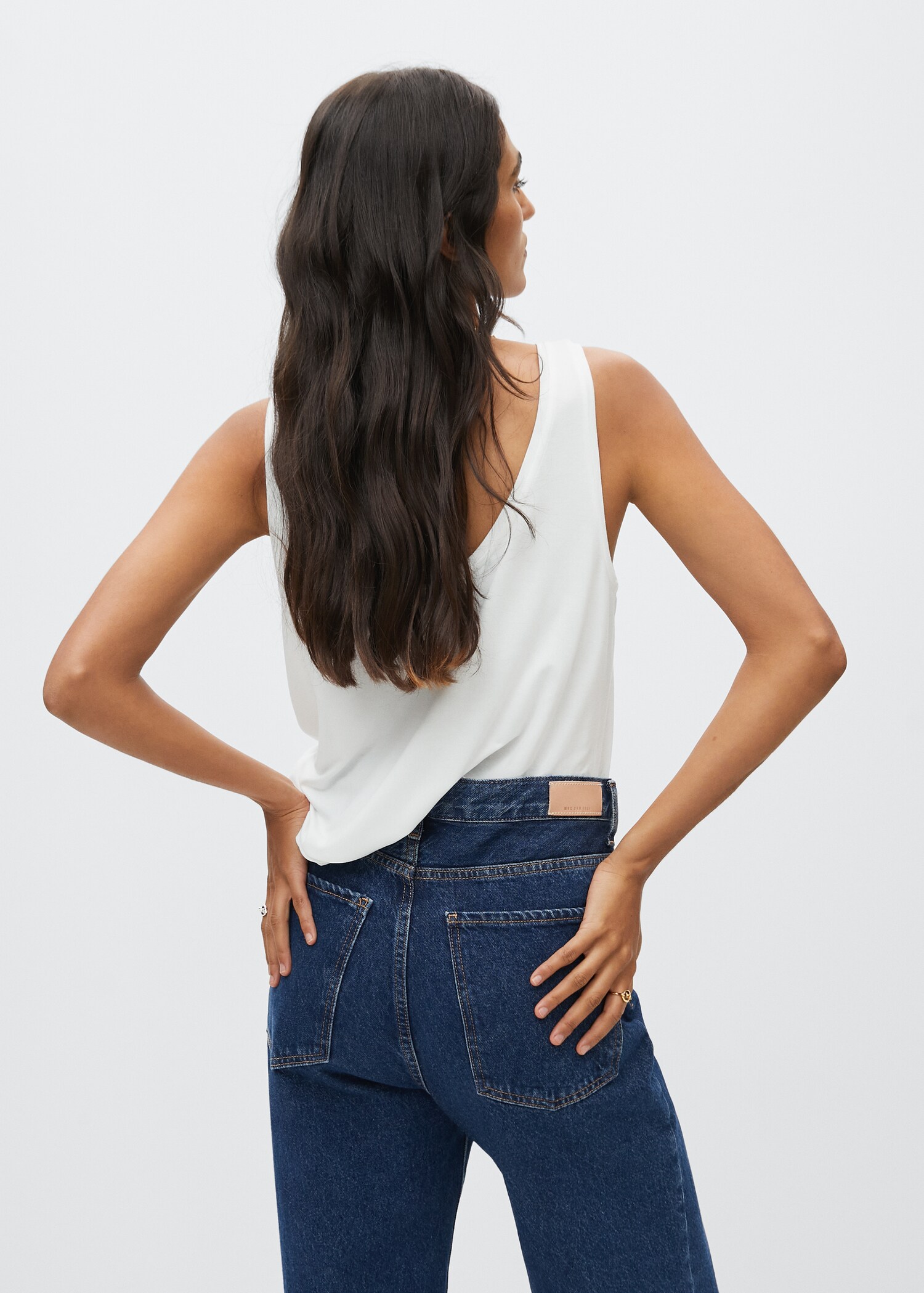 Flowy strap top - Reverse of the article