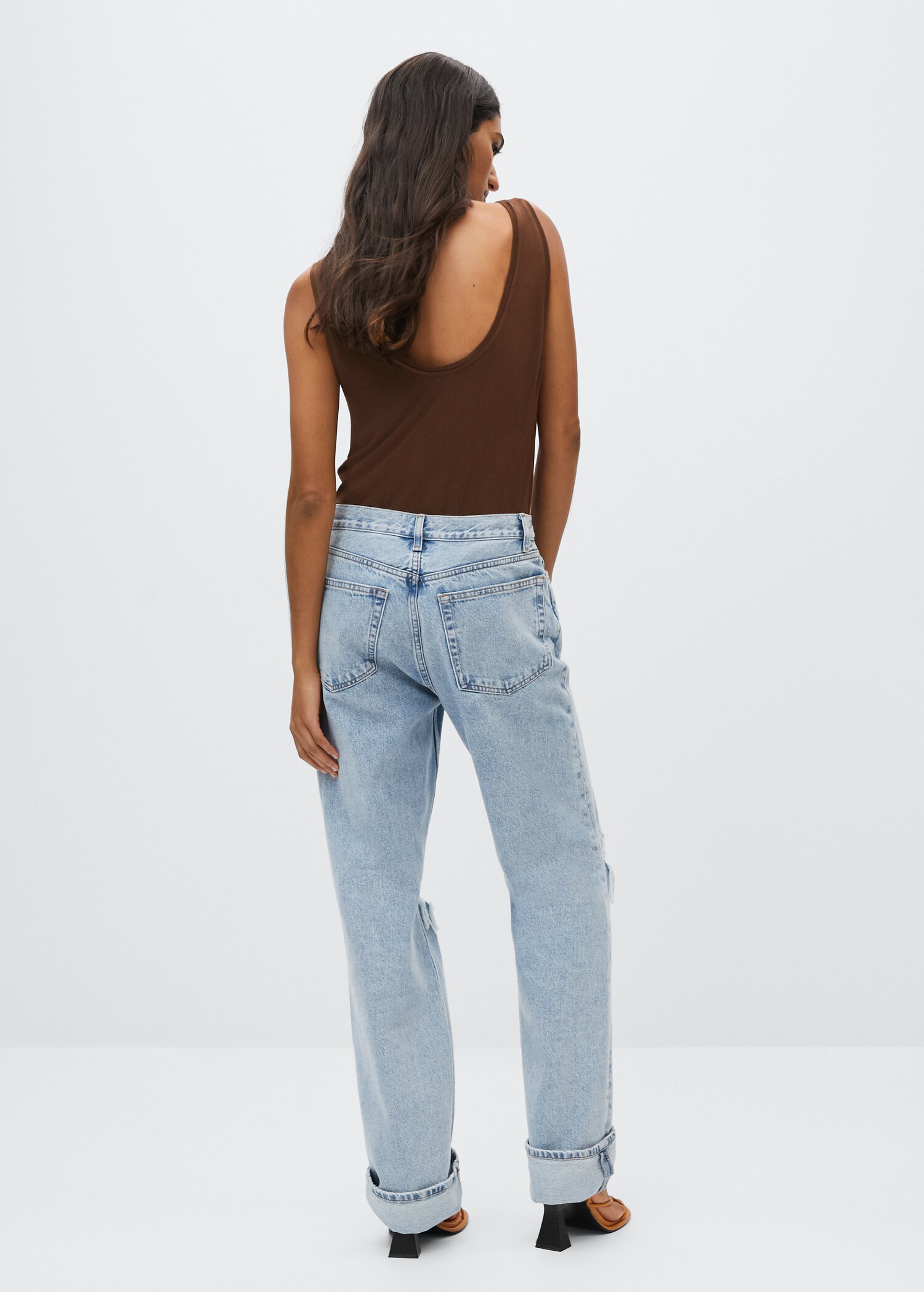 Flowy strap top - Reverse of the article