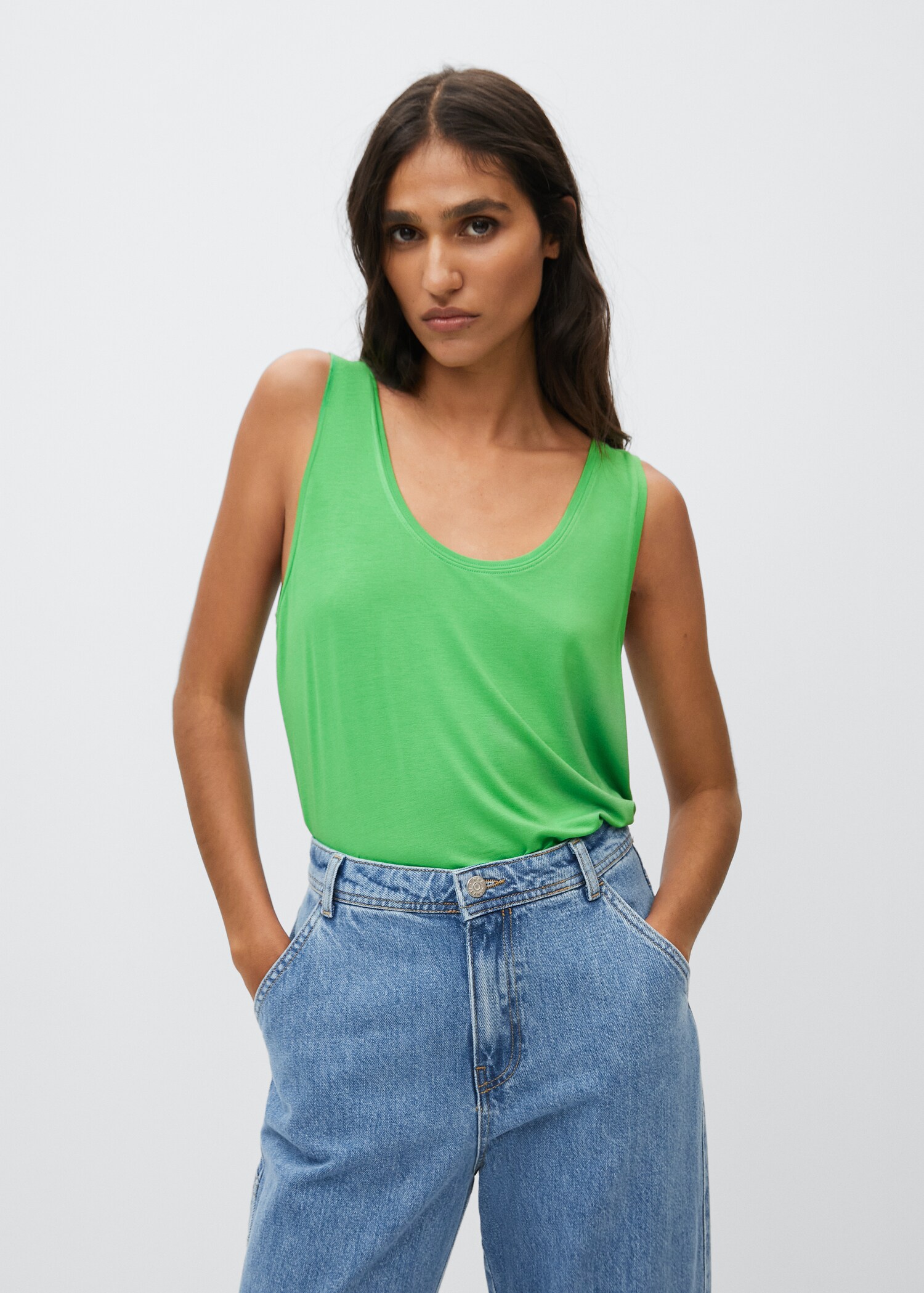 Flowy strap top - Medium plane