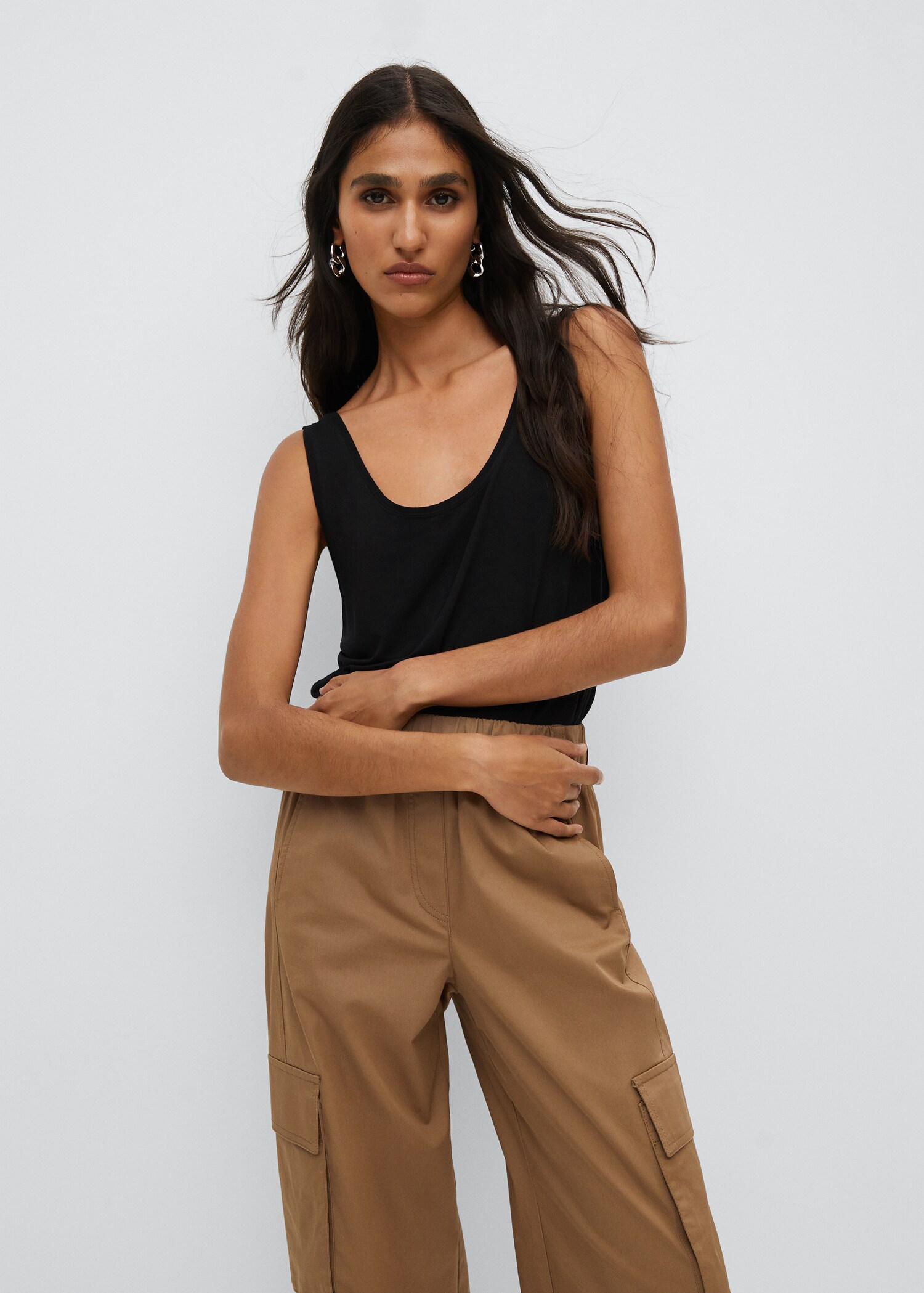 Flowy strap top - Medium plane