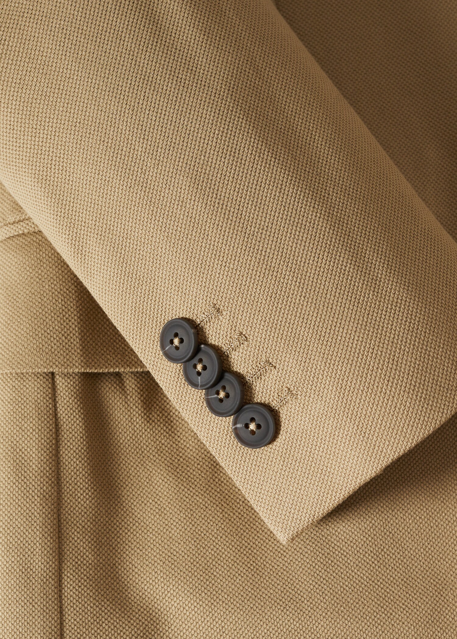Structured cotton blazer - Details of the article 7
