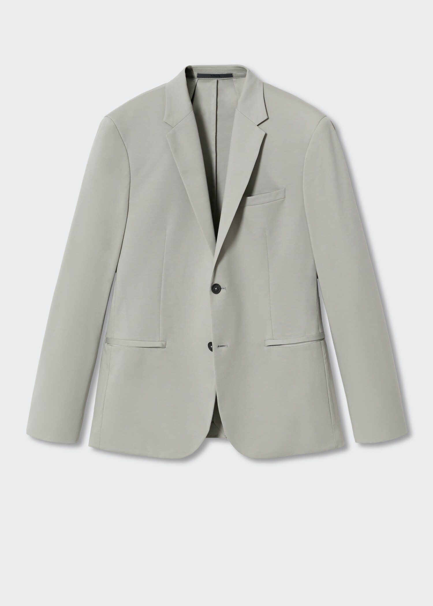 Slim-fit cotton suit jacket - Article without model